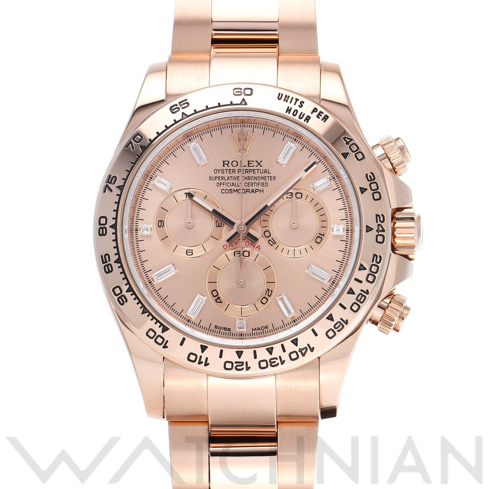 ロレックス コスモグラフ デイトナ 116505A ロゼカラー/ダイヤモンド メンズ 時計 【中古】【wristwatch】