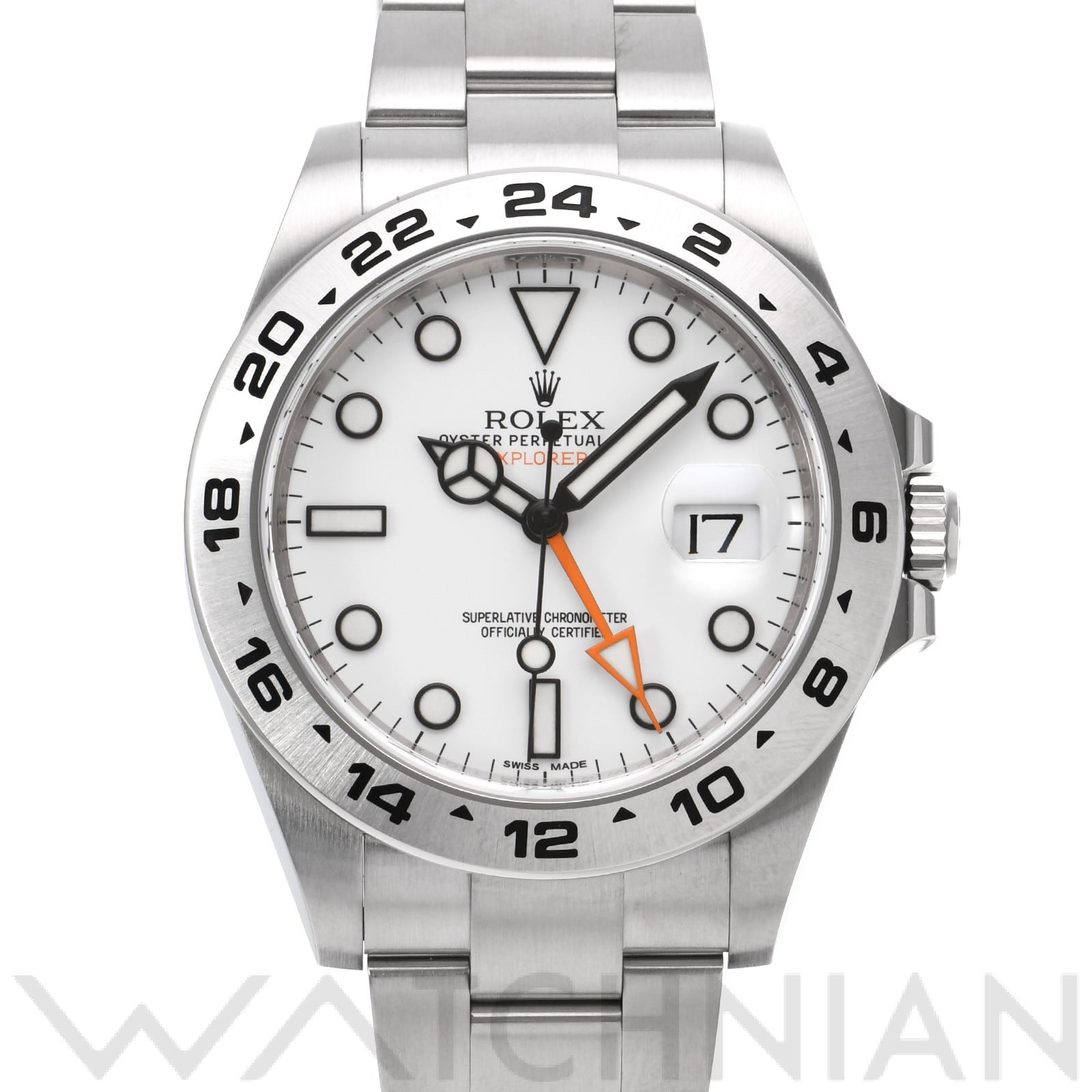 ロレックス エクスプローラーII 216570 ホワイト メンズ 時計 【中古】【wristwatch】