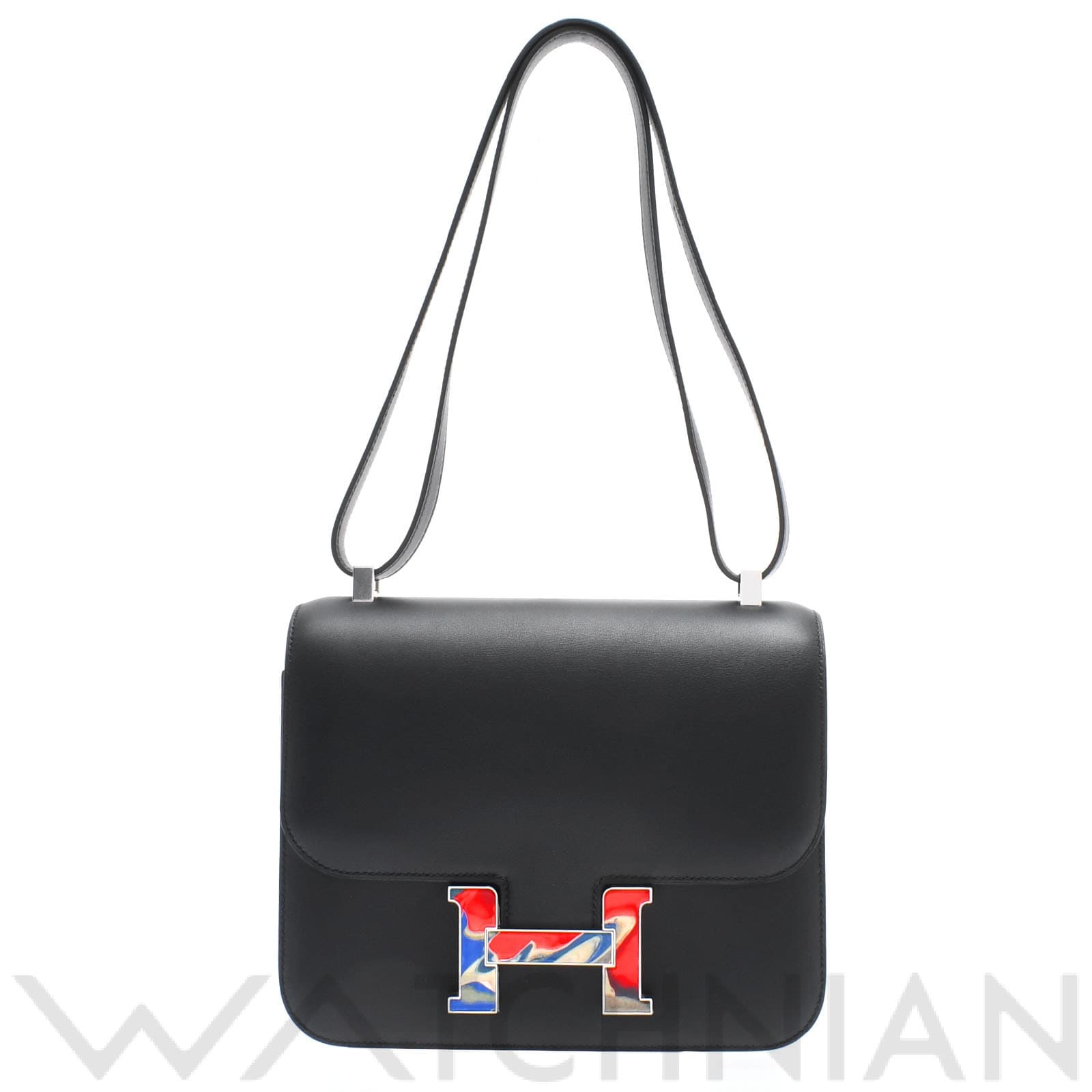 エルメス / HERMES コンスタンスⅢ23 ブラック/マーブル金具 ヴォースイフト レディース バッグ 【未使用】【bag】