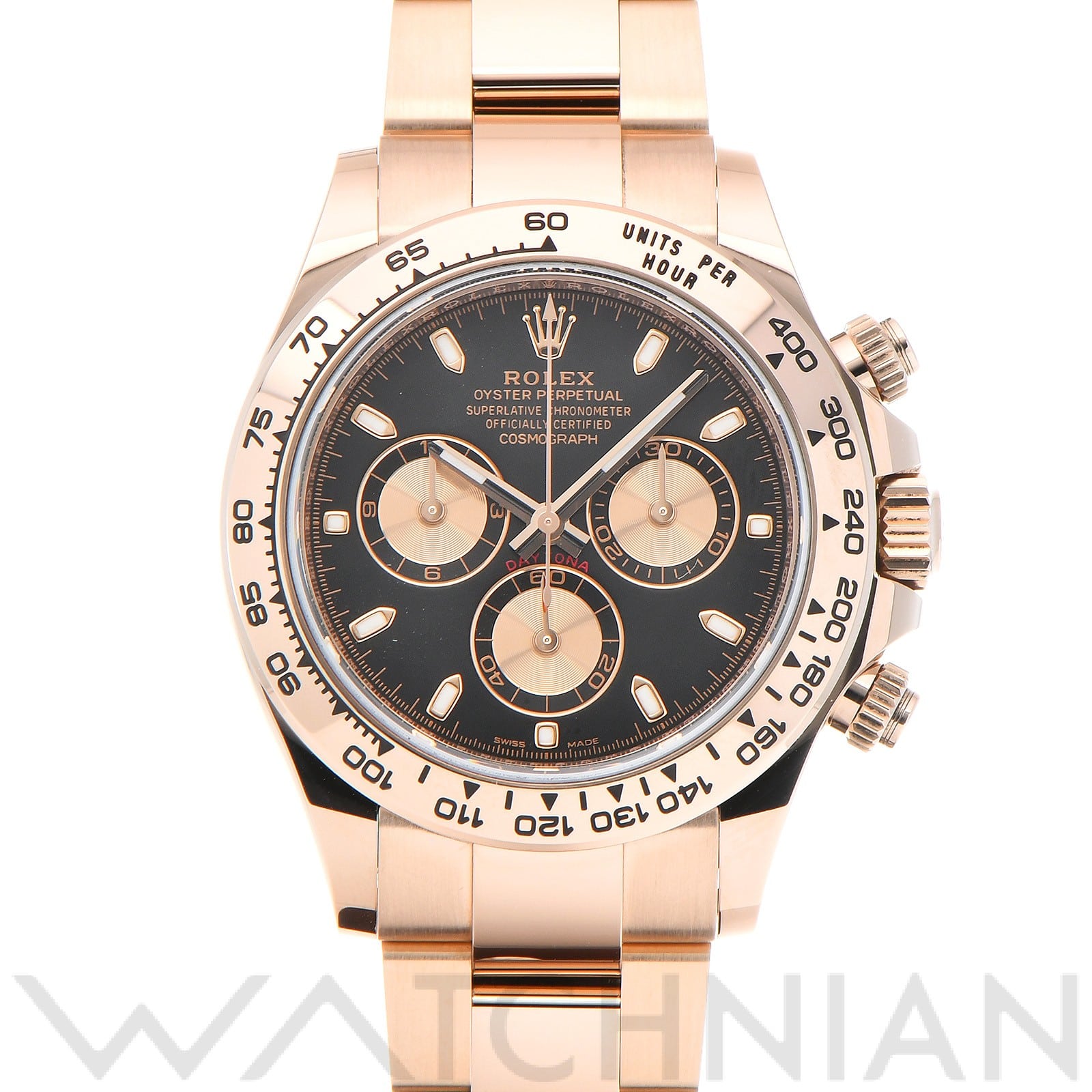 ロレックス コスモグラフ デイトナ 116505 ブラック/ピンク メンズ 時計 【中古】【wristwatch】