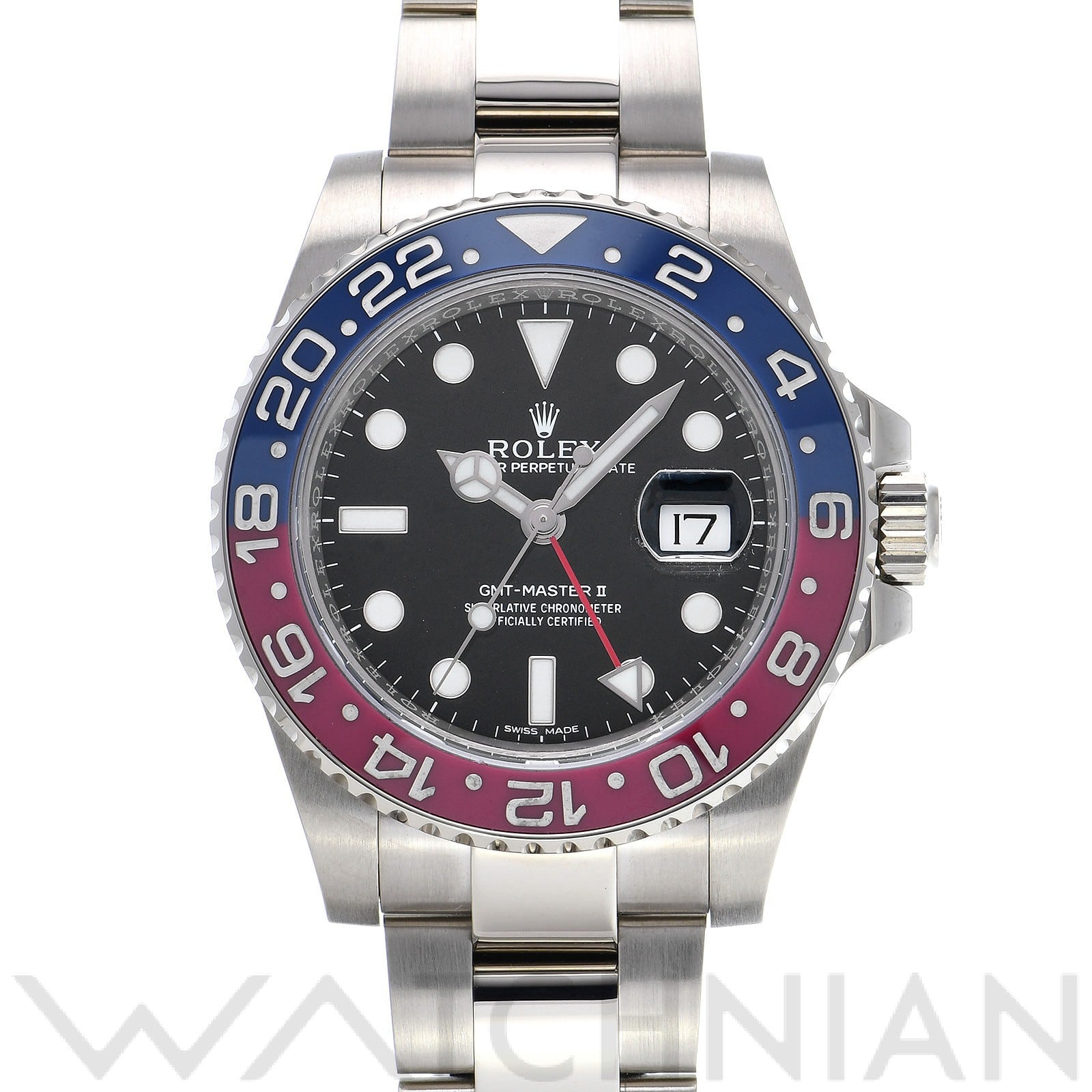 ロレックス GMTマスターII 116719BLRO ブラック メンズ 時計 【中古】【wristwatch】