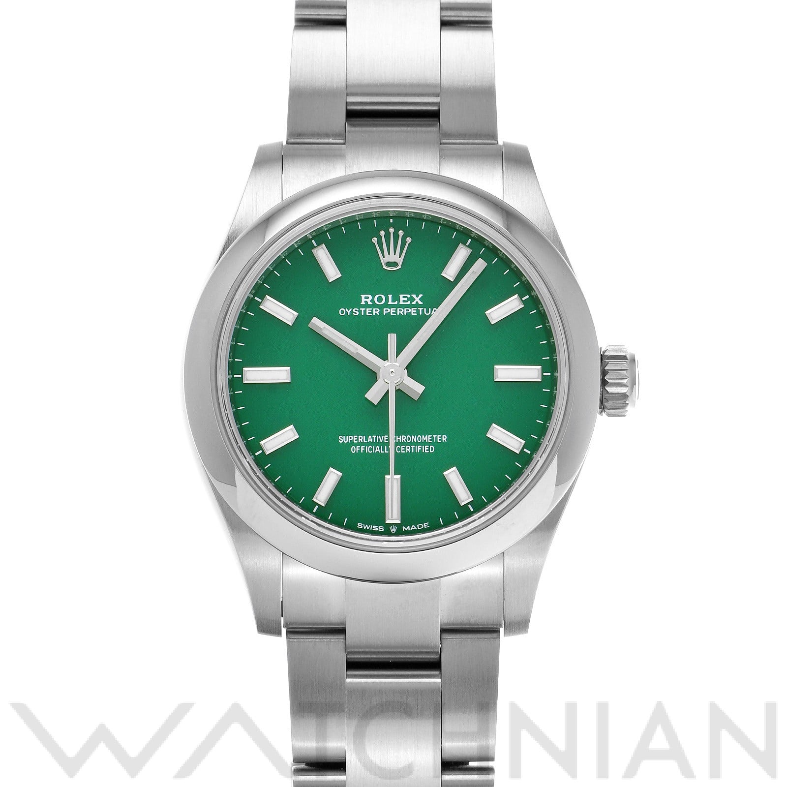 ロレックス / ROLEX オイスターパーペチュアル 31 277200 グリーン ユニセックス 時計 【中古】【wristwatch】