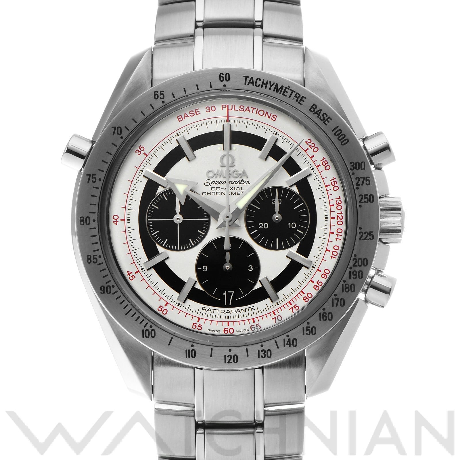 オメガ / OMEGA スピードマスター ブロードアロー ラトラパンテ コーアクシャル 3582.31 シルバー/ブラック メンズ 時計 【中古】【wristwatch】