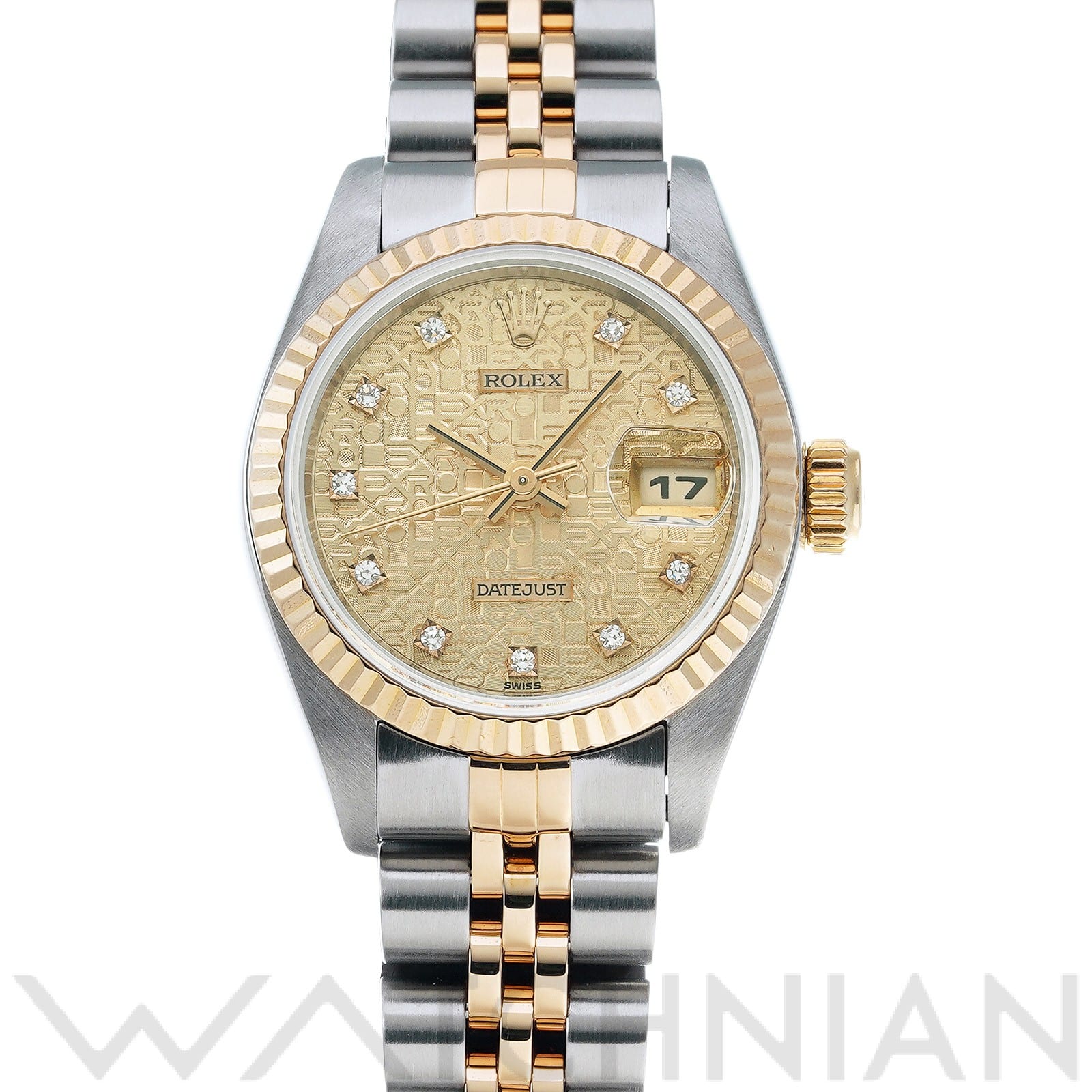 ロレックス / ROLEX デイトジャスト 69173G シャンパンコンピュータ/ダイヤモンド レディース 時計 【中古】【wristwatch】