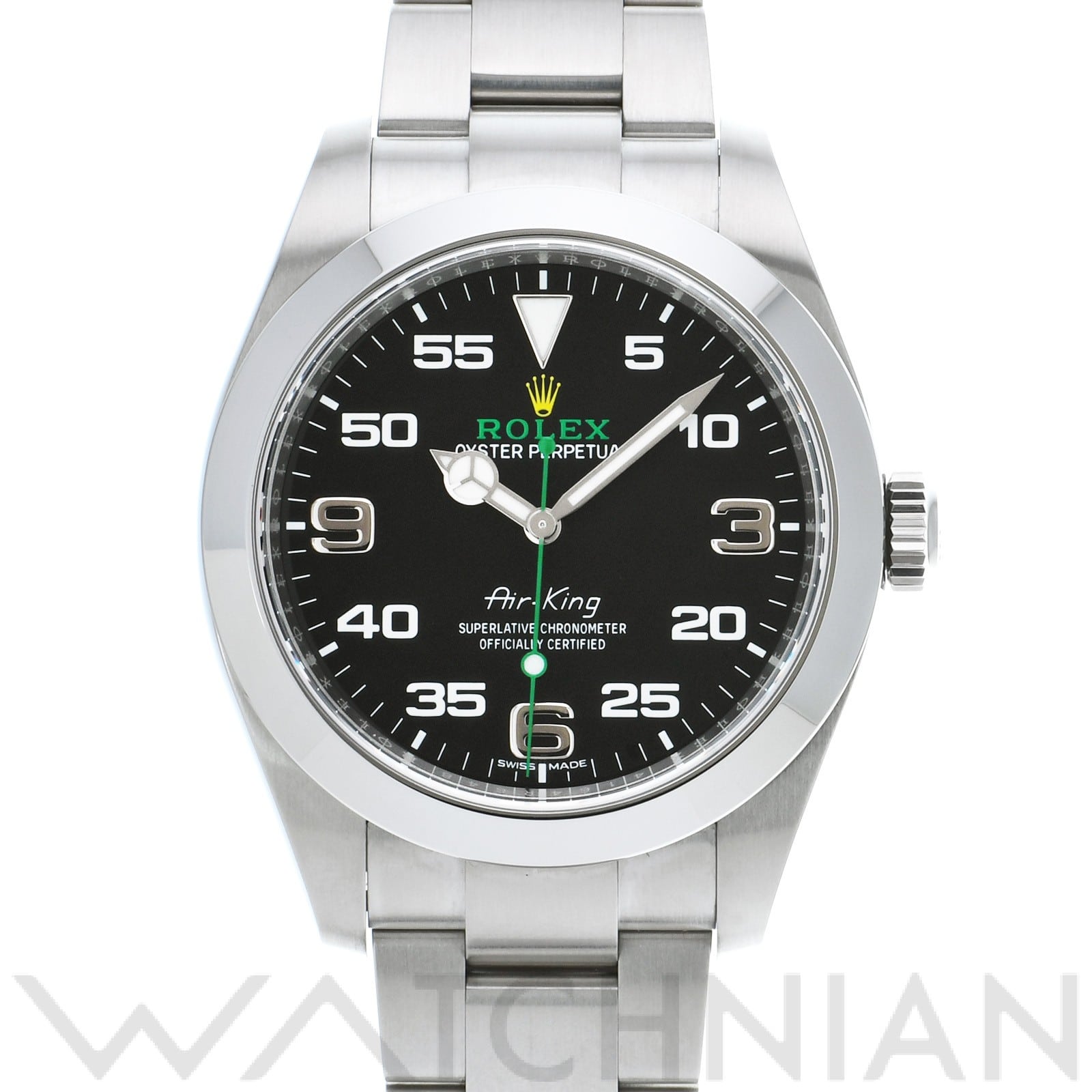 ロレックス / ROLEX エアキング 116900 ブラック メンズ 時計 【中古】【wristwatch】