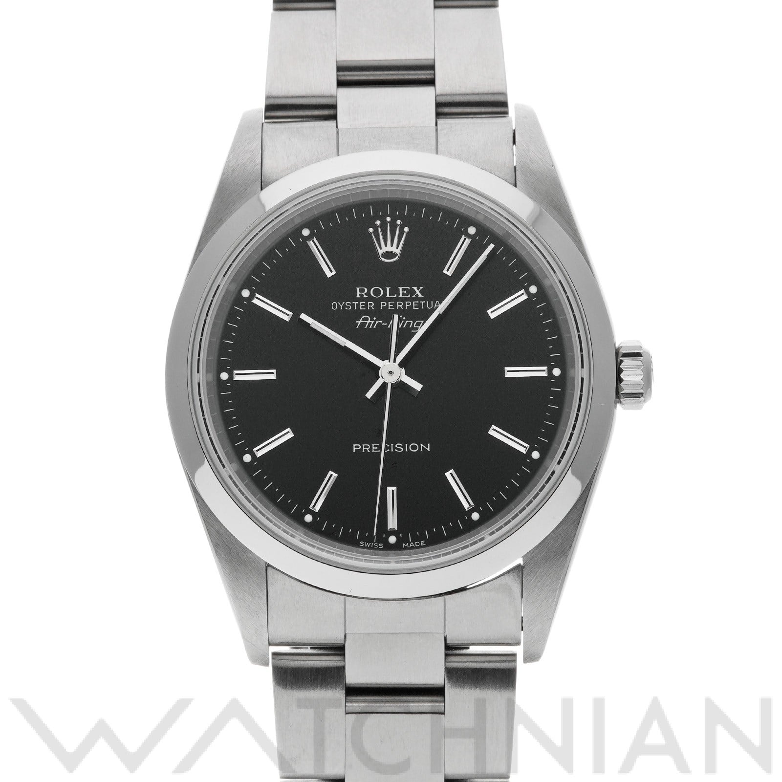 ロレックス エアキング 14000M ブラック メンズ 時計 【中古】【wristwatch】