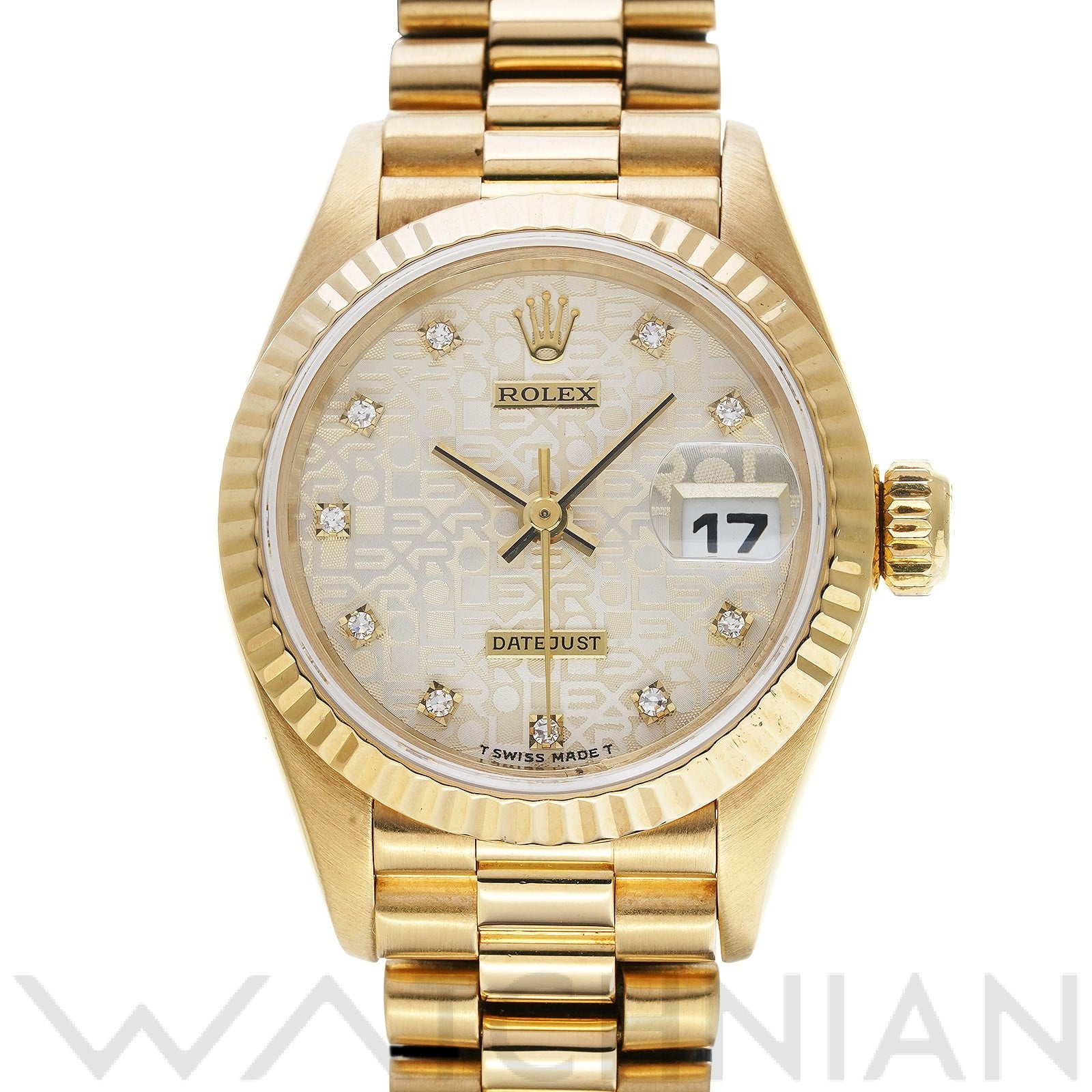 ロレックス デイトジャスト 26 69178G シルバーコンピュータ/ダイヤモンド レディース 時計 【中古】【wristwatch】