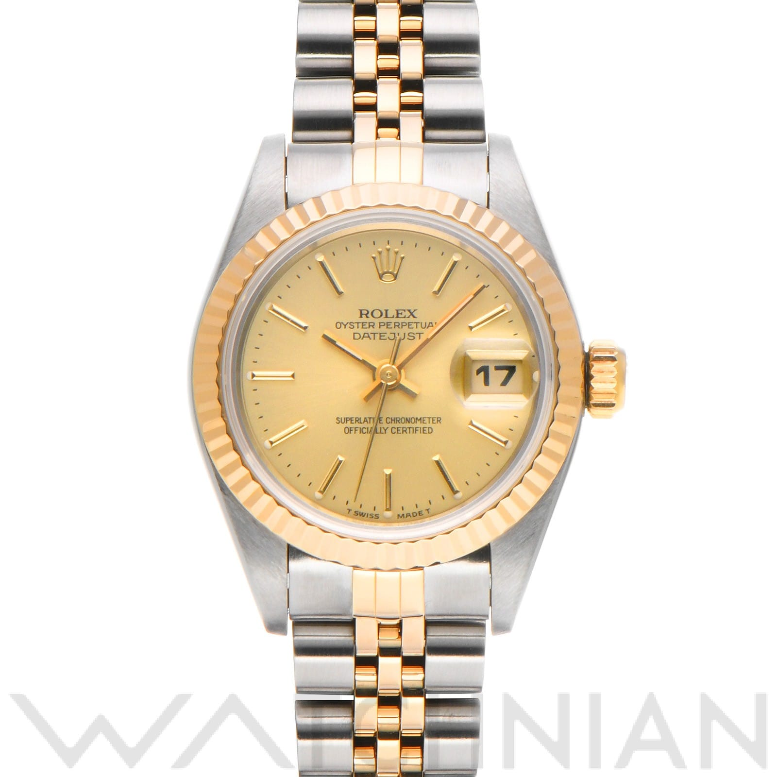 ロレックス デイトジャスト 26 69173 シャンパン レディース 時計 【中古】【wristwatch】