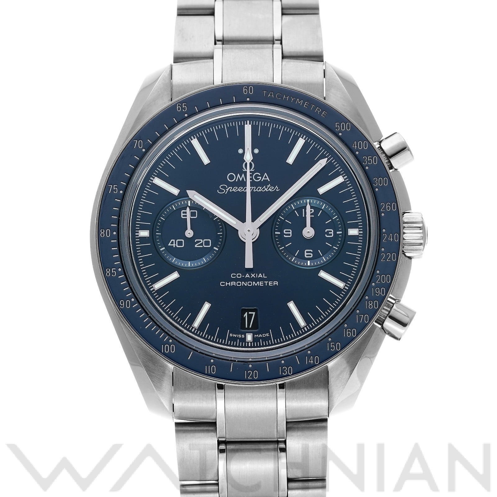 オメガ / OMEGA スピードマスター 2カウンター コーアクシャル クロノメーター 311.90.44.51.03.001 ブルー メンズ 時計 【中古】【wristwatch】