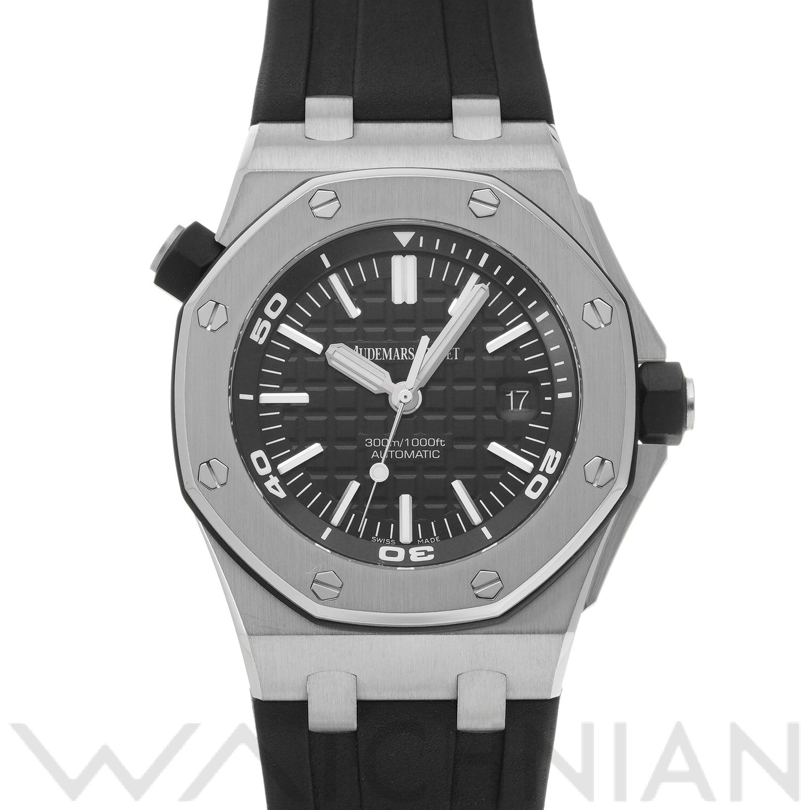 オーデマ ピゲ ロイヤルオーク オフショア ダイバー 15710ST.OO.A002CA.01 ブラック メンズ 時計 【中古】【wristwatch】