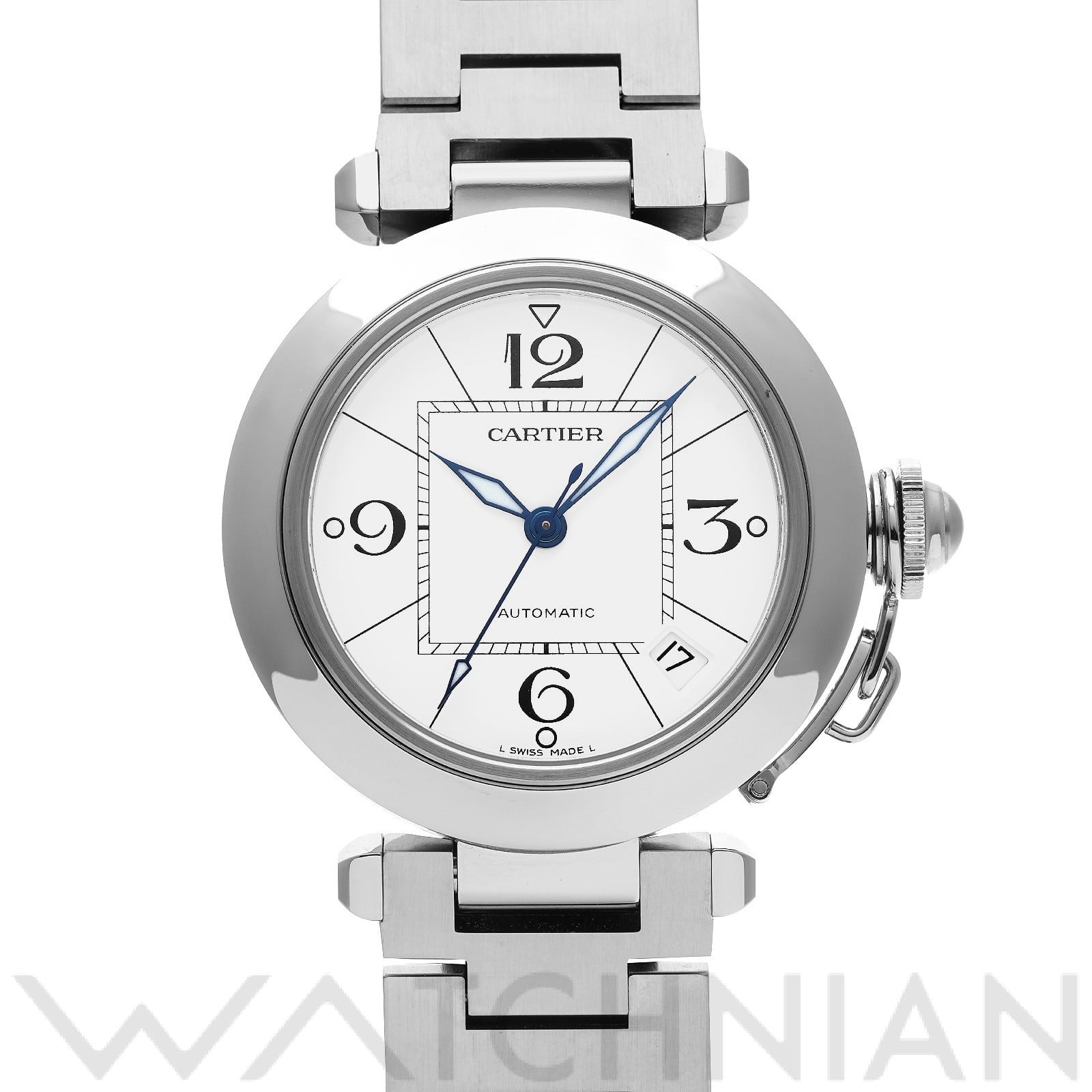 カルティエ / CARTIER パシャC W31074M7 ホワイト ユニセックス 時計 【中古】【wristwatch】