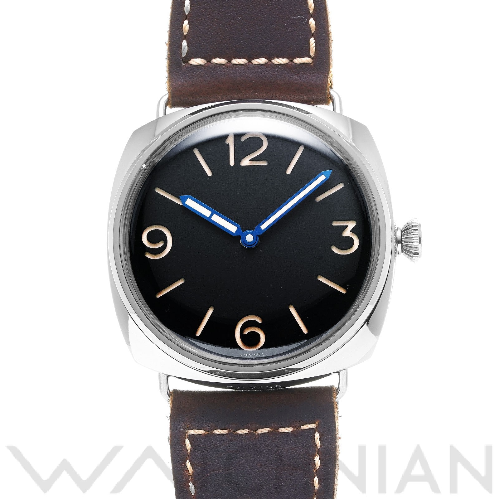 ラジオミール 3デイズ アッチャイオ PAM00721 T番(2017年製造) ブラック パネライ OFFICINE PANERAI メンズ 【中古】