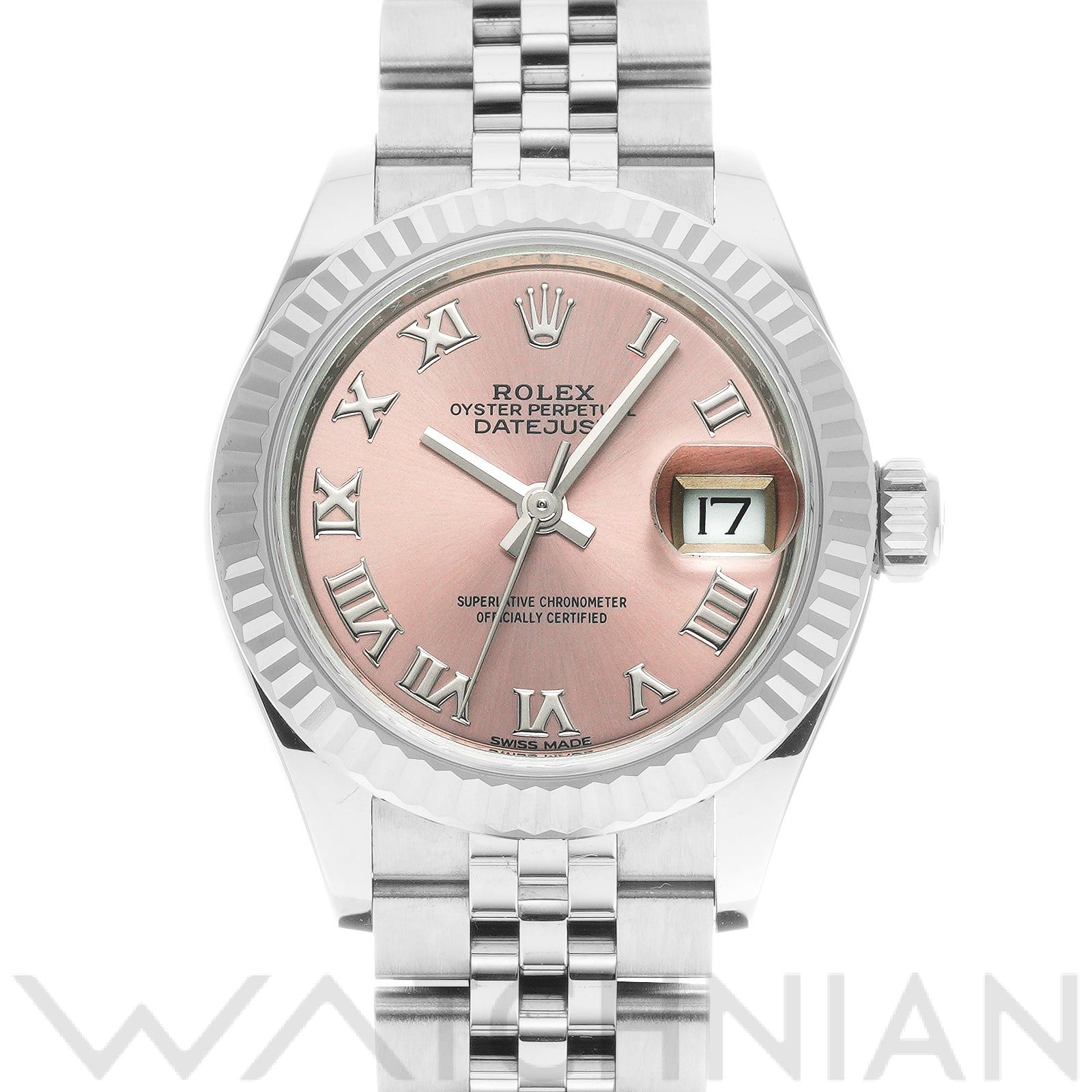 ロレックス レディ デイトジャスト 28 279174 ピンク レディース 時計 【中古】【wristwatch】