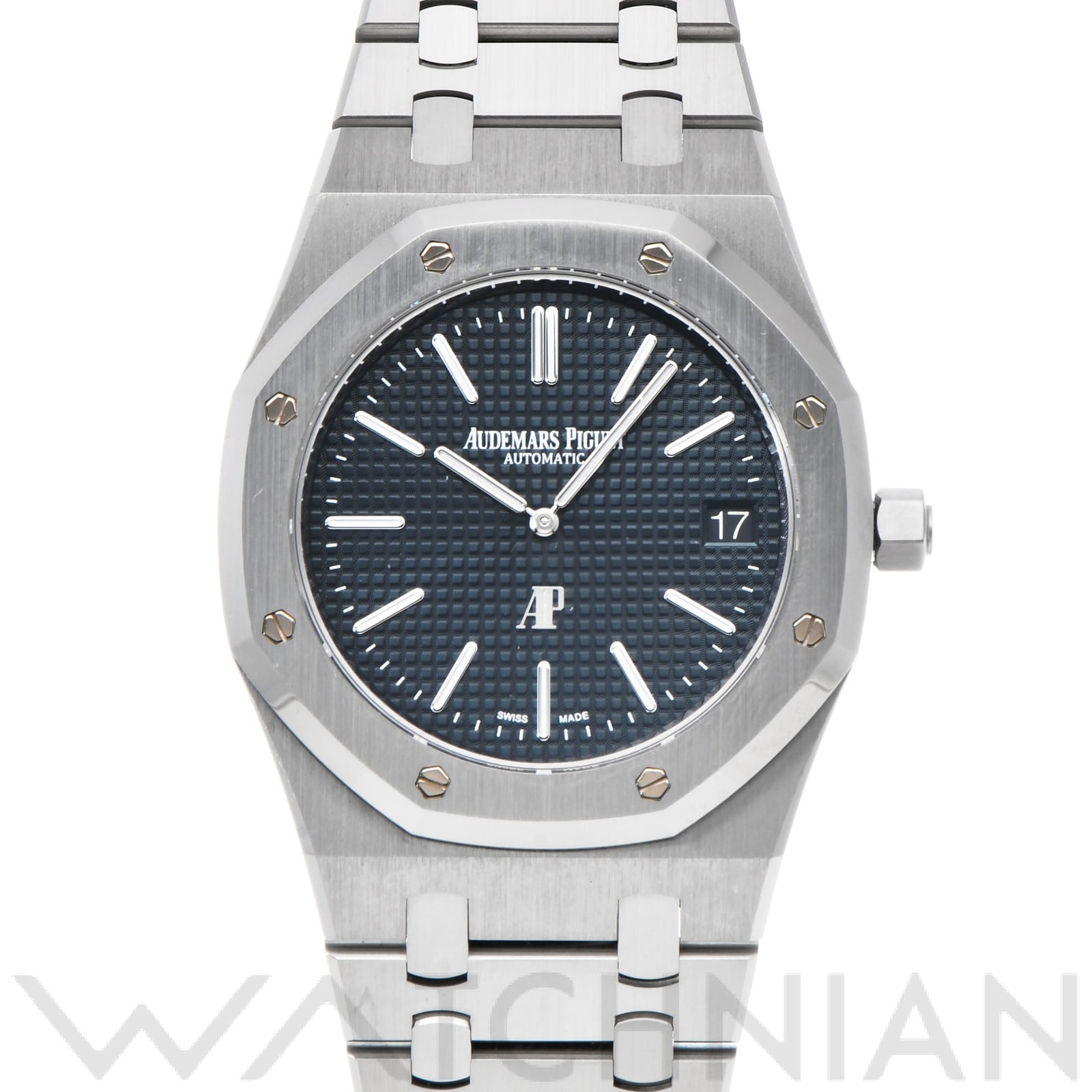 オーデマ ピゲ ロイヤルオーク ジャンボ エクストラシン 15202ST.OO.1240ST.01 ブルー メンズ 時計 【中古】【wristwatch】