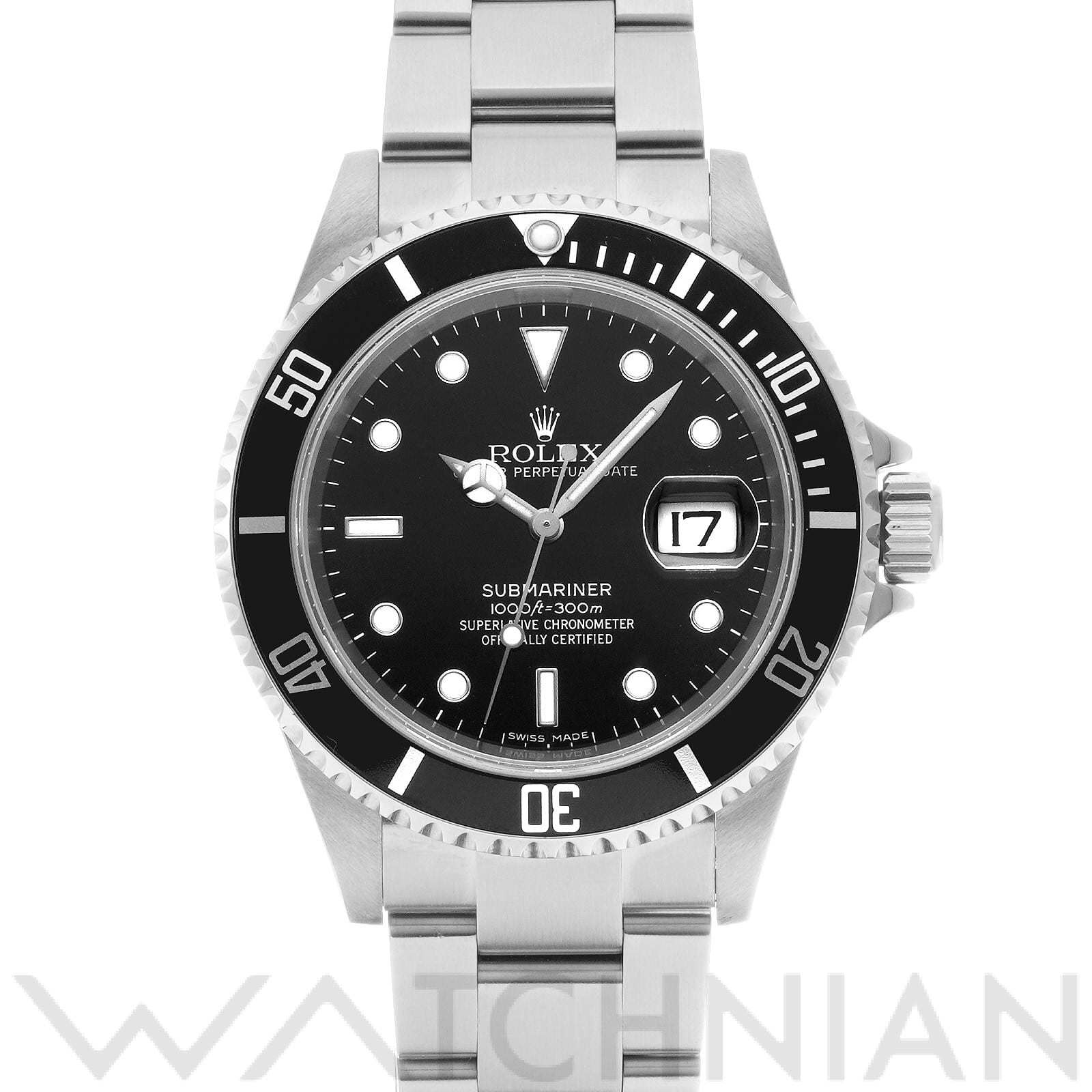 サブマリーナ デイト 16610 M番(2007年頃製造) ブラック ロレックス ROLEX メンズ 【中古】