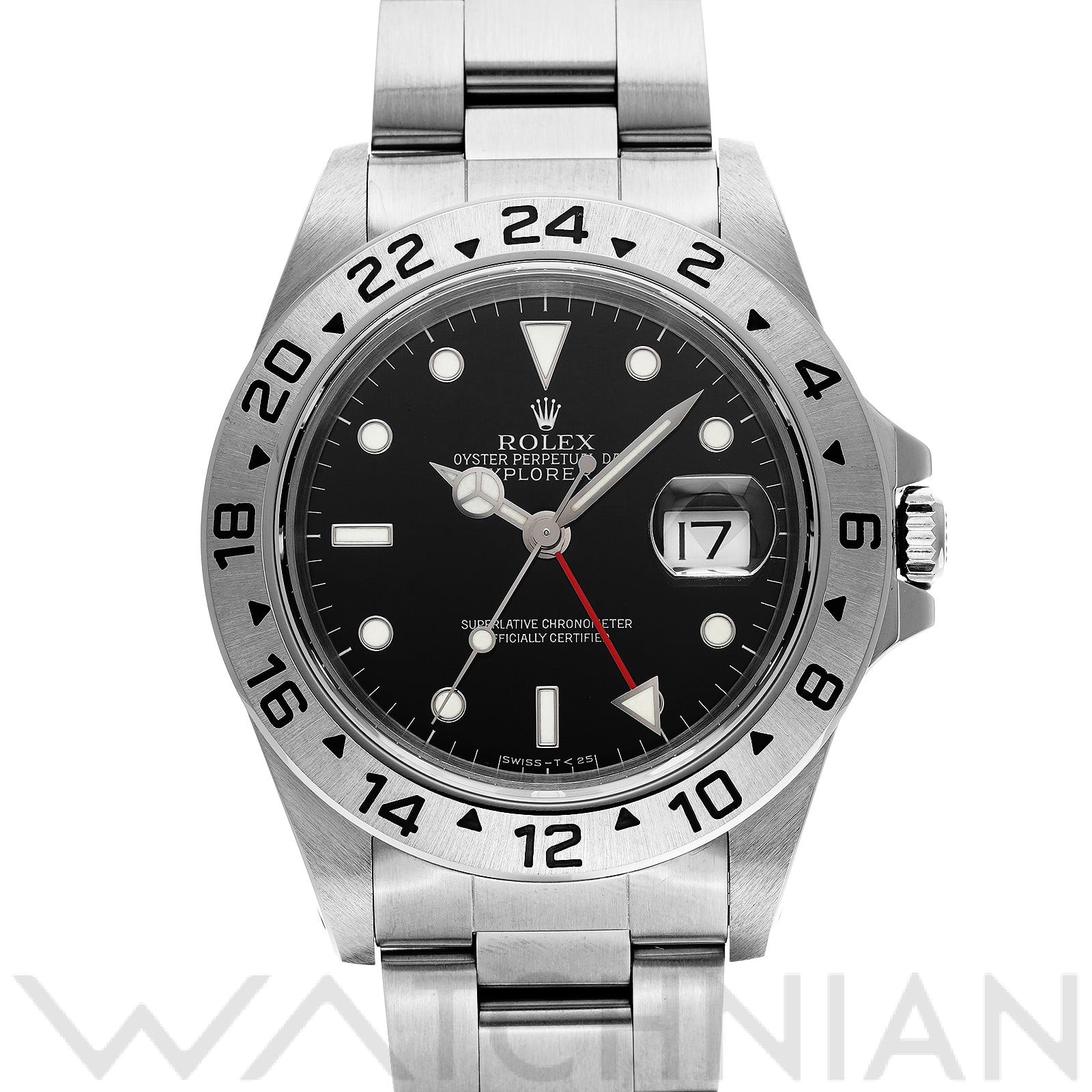 ロレックス エクスプローラーII 16570 ブラック メンズ 時計 【中古】【wristwatch】