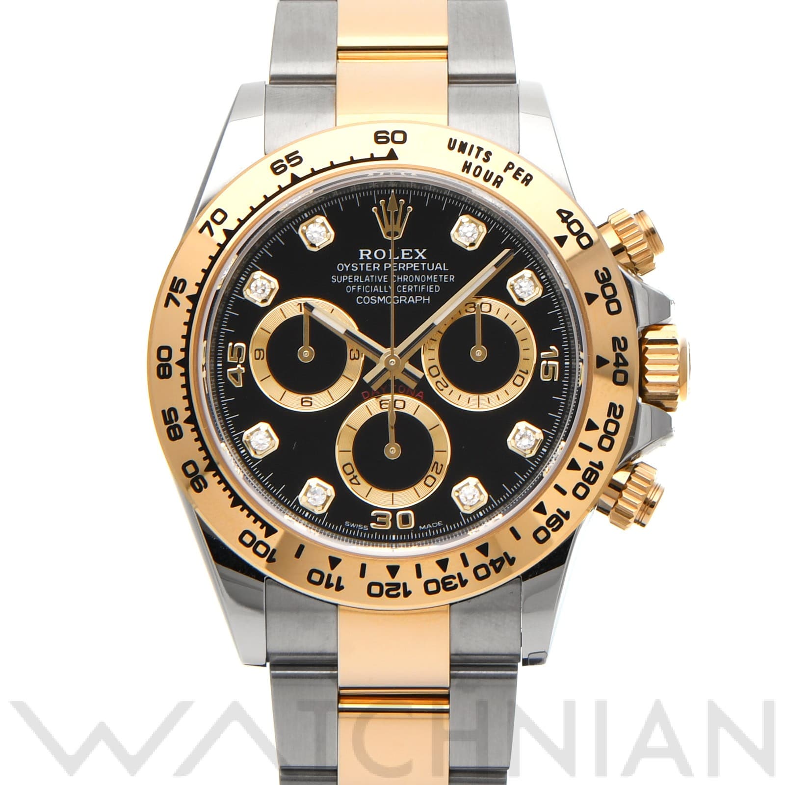 ロレックス コスモグラフ デイトナ 116503G ブラック/ダイヤモンド メンズ 時計 【中古】【wristwatch】