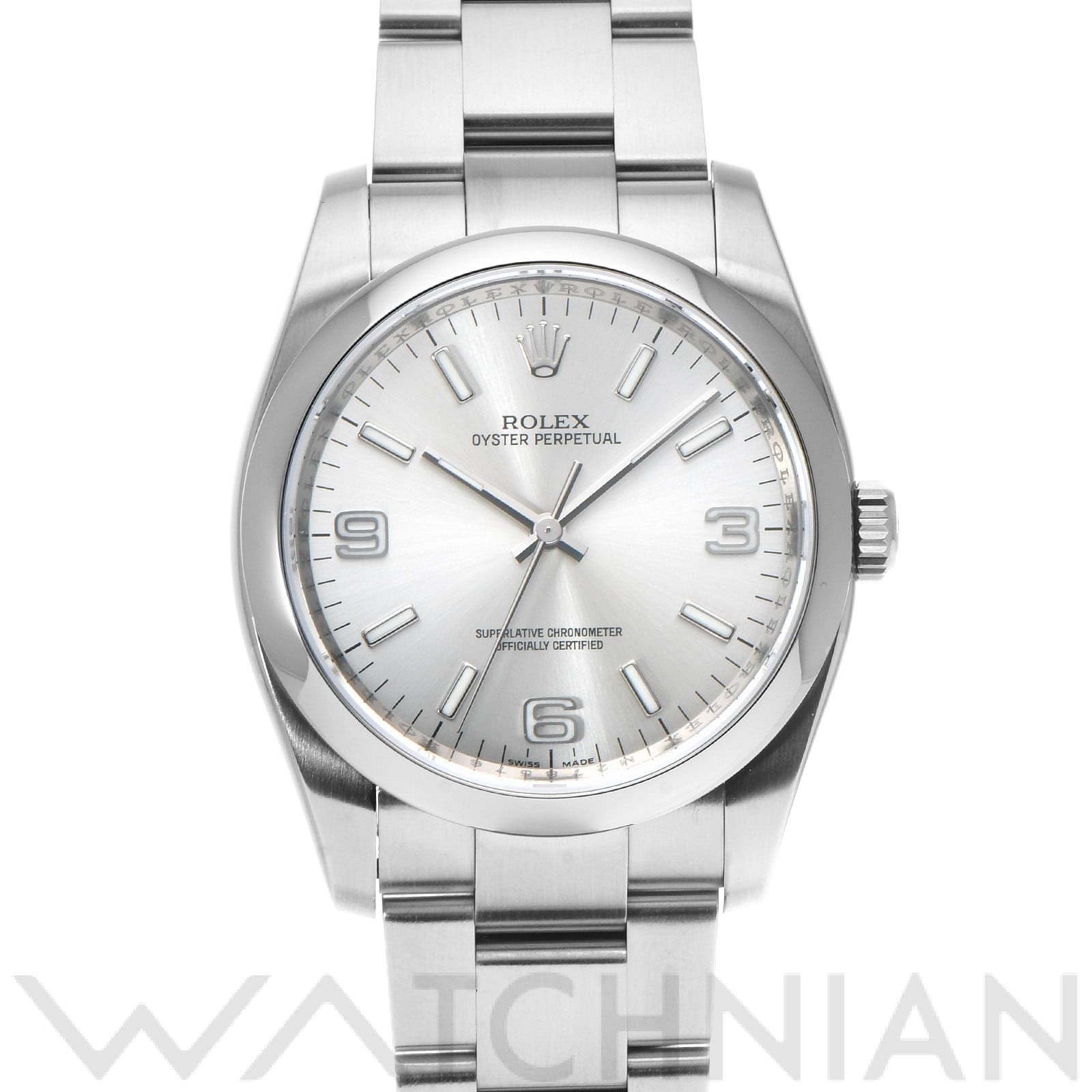 ロレックス オイスターパーペチュアル 36 116000 シルバー メンズ 時計 【中古】【wristwatch】