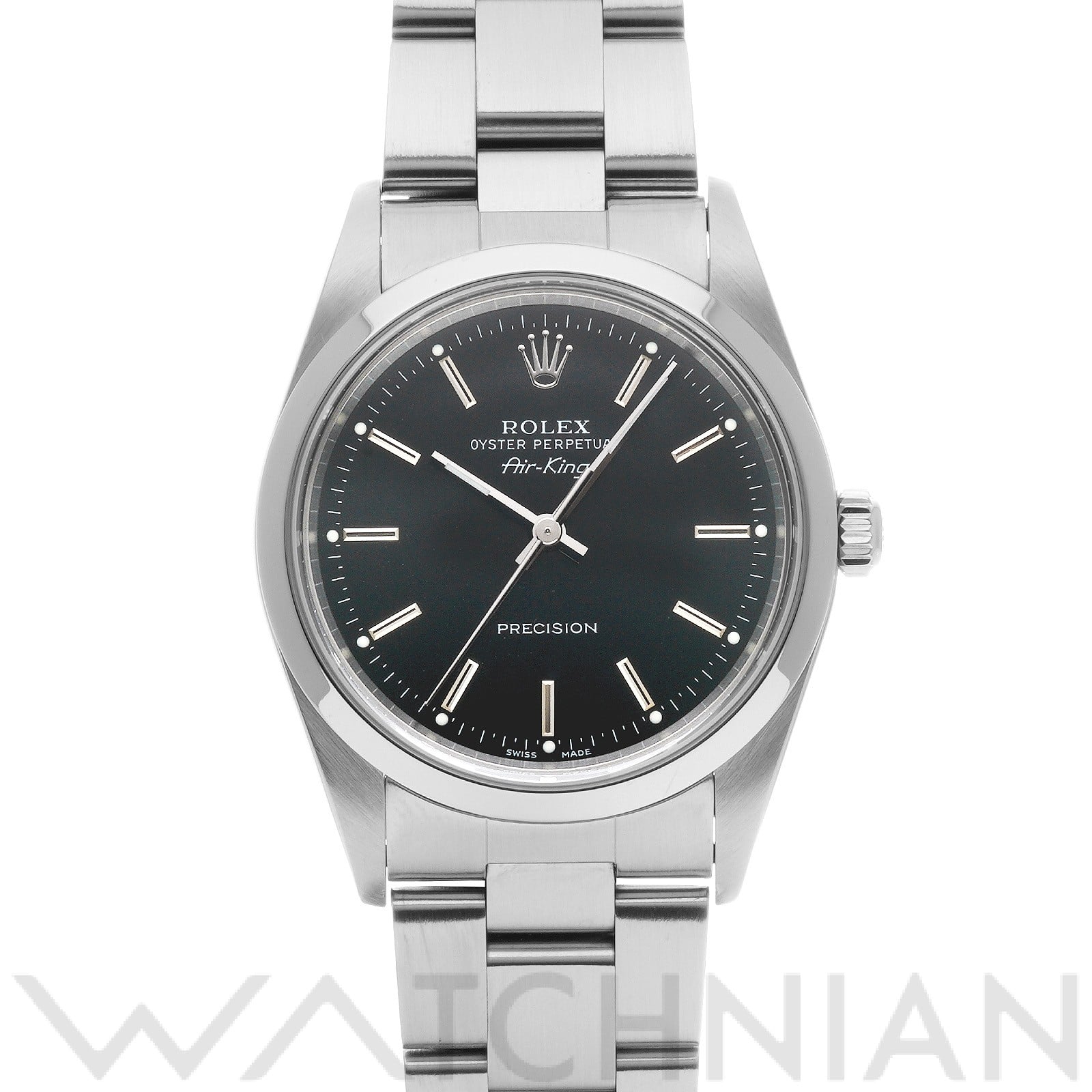 ロレックス エアキング 14000M ブラック メンズ 時計 【中古】【wristwatch】