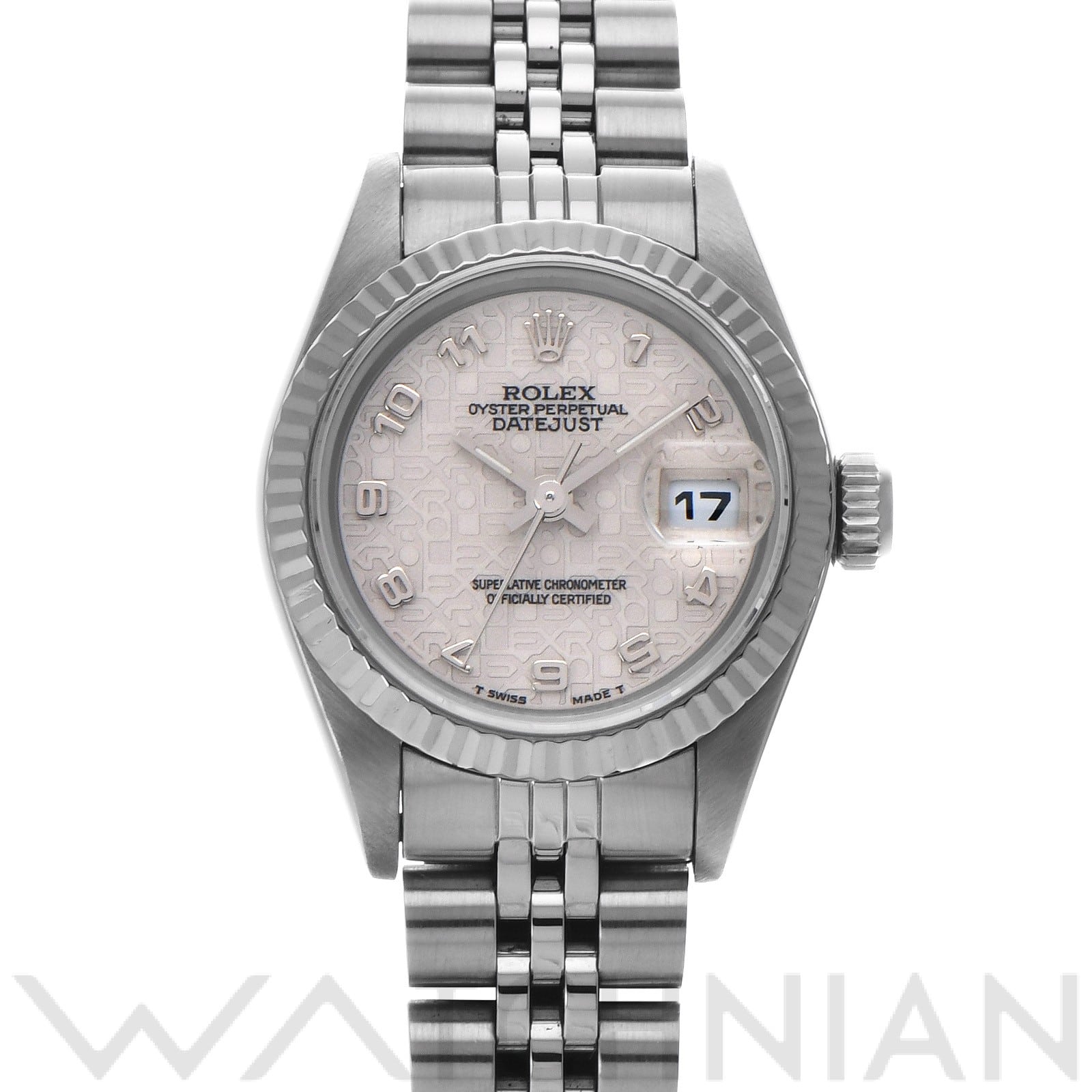 ロレックス デイトジャスト 26 69174 アイボリーコンピュータ レディース 時計 【中古】【wristwatch】