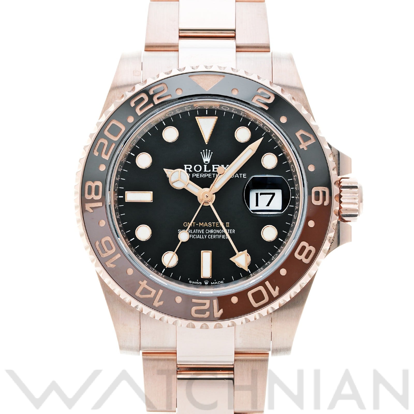 GMTマスターII 126715CHNR ランダムシリアル ブラック ロレックス ROLEX メンズ 【中古】