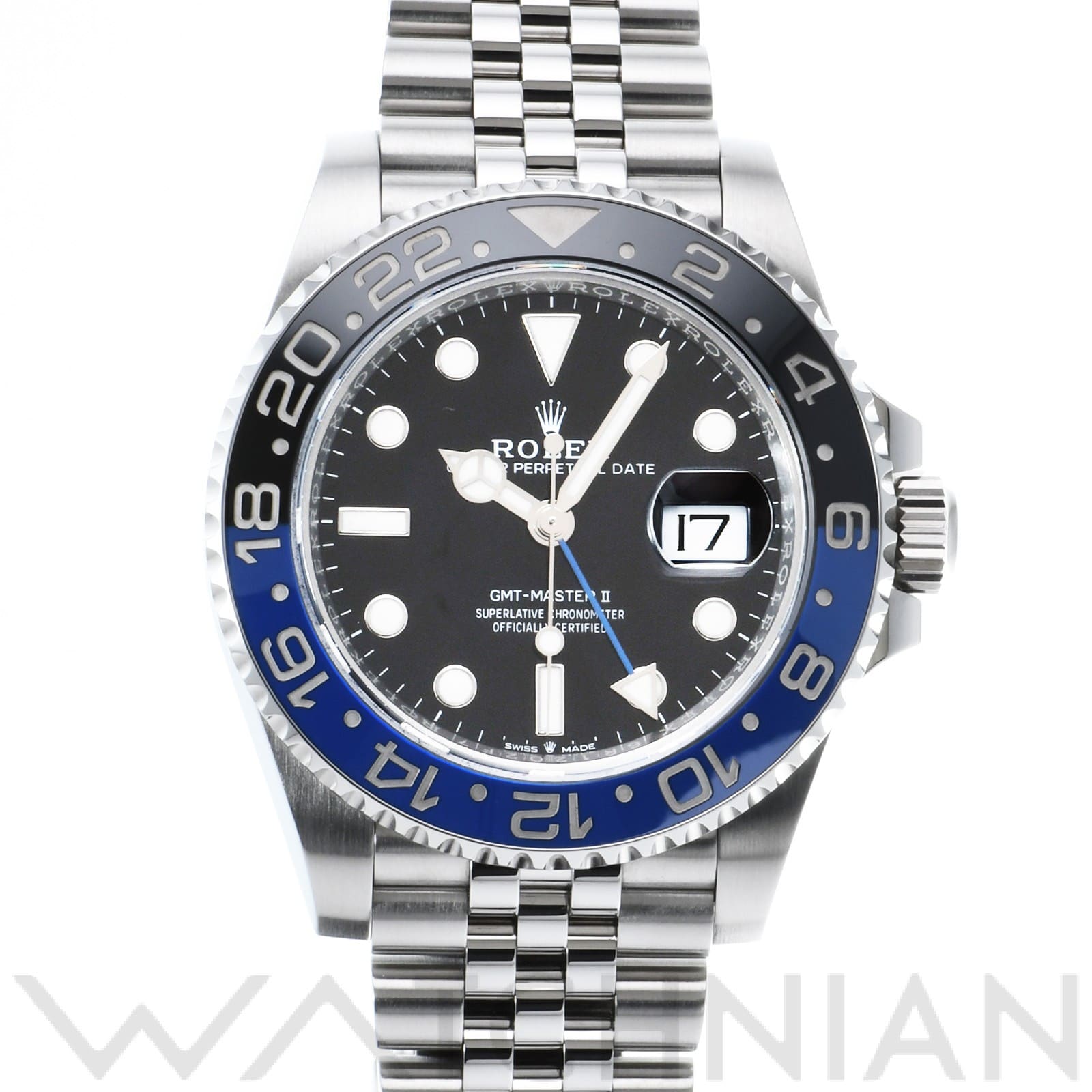 ロレックス GMTマスターII 126710BLNR ブラック メンズ 時計 【中古】【wristwatch】