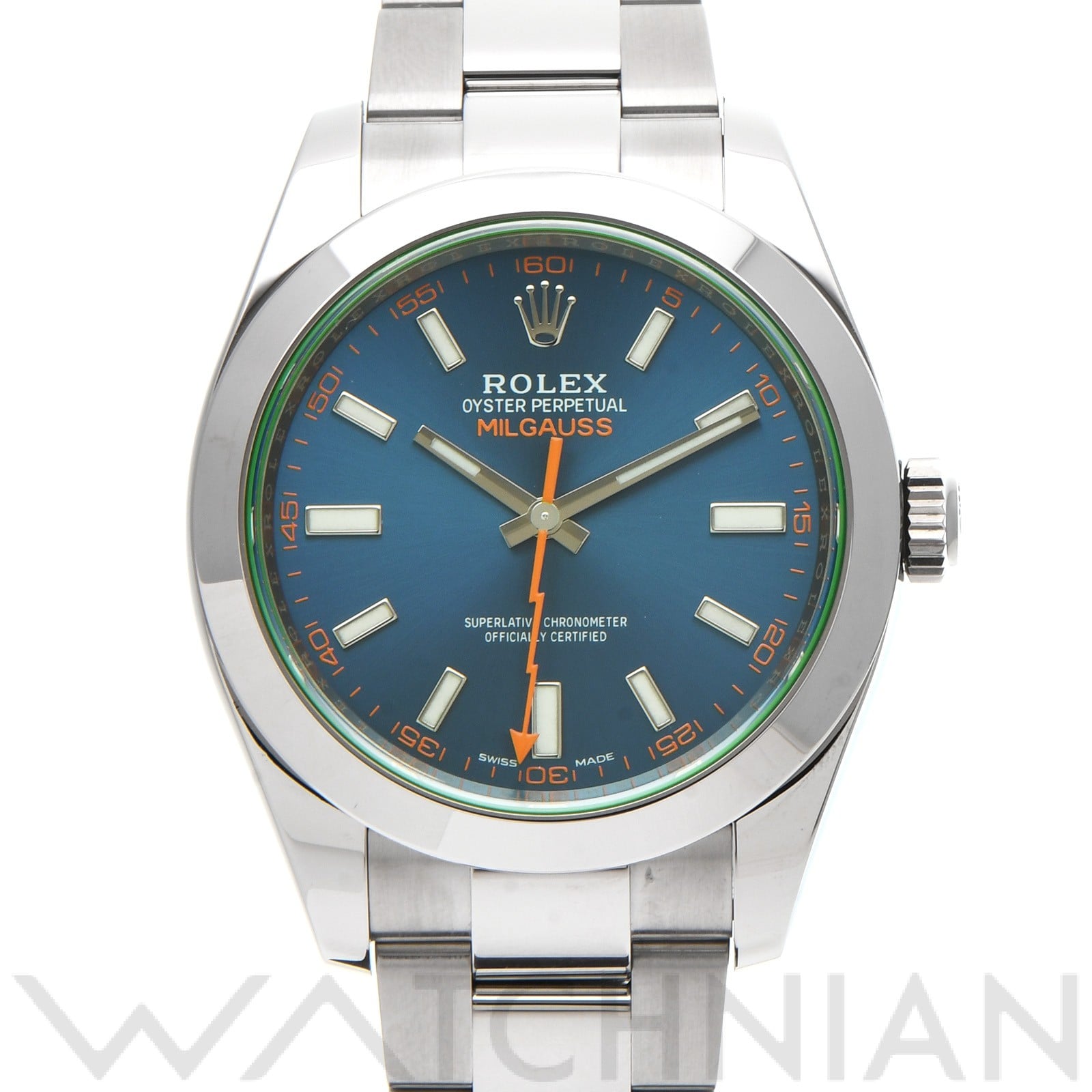 ロレックス / ROLEX ミルガウス 116400GV Zブルー メンズ 時計 【中古】【wristwatch】