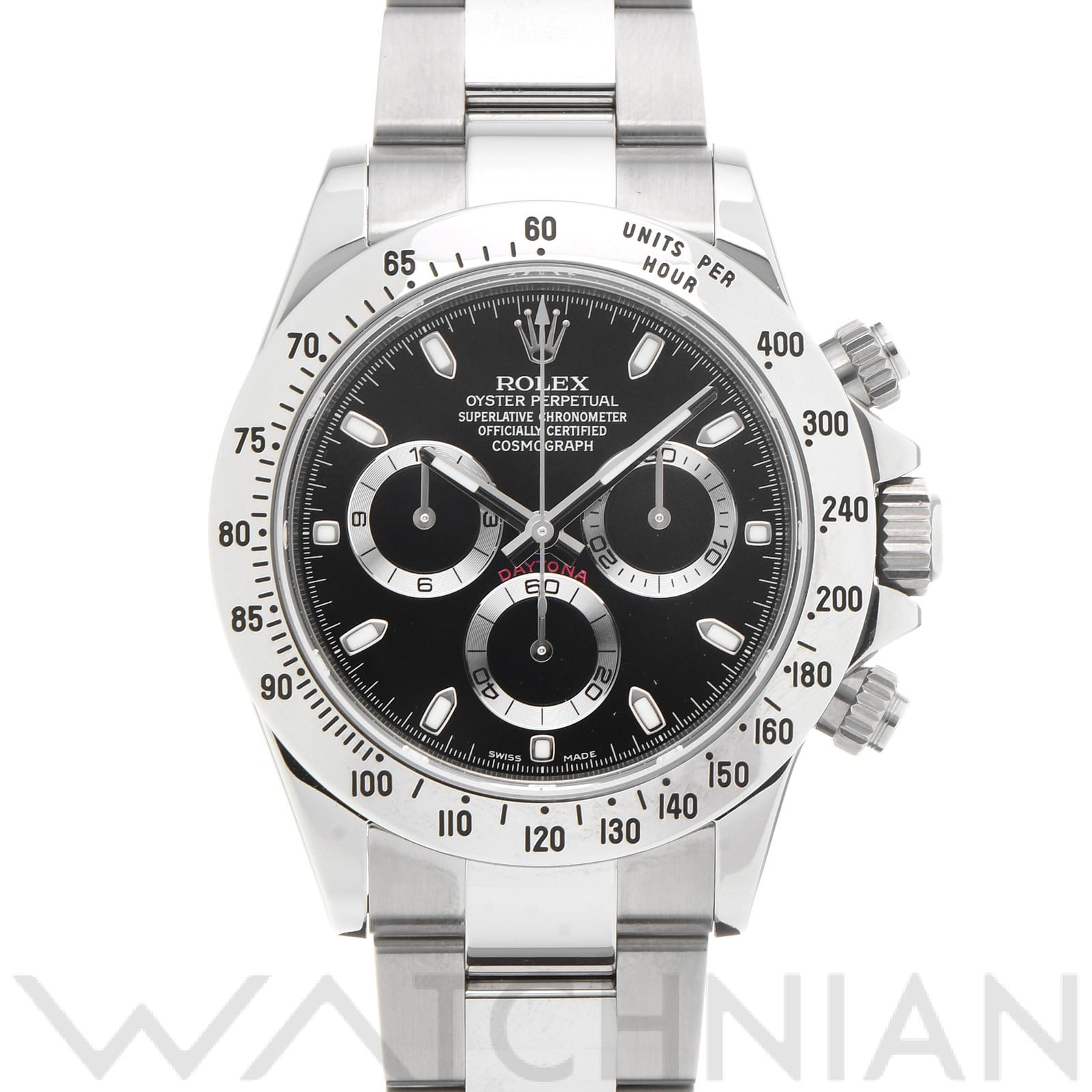 ロレックス コスモグラフ デイトナ 116520 ブラック メンズ 時計 【中古】【wristwatch】