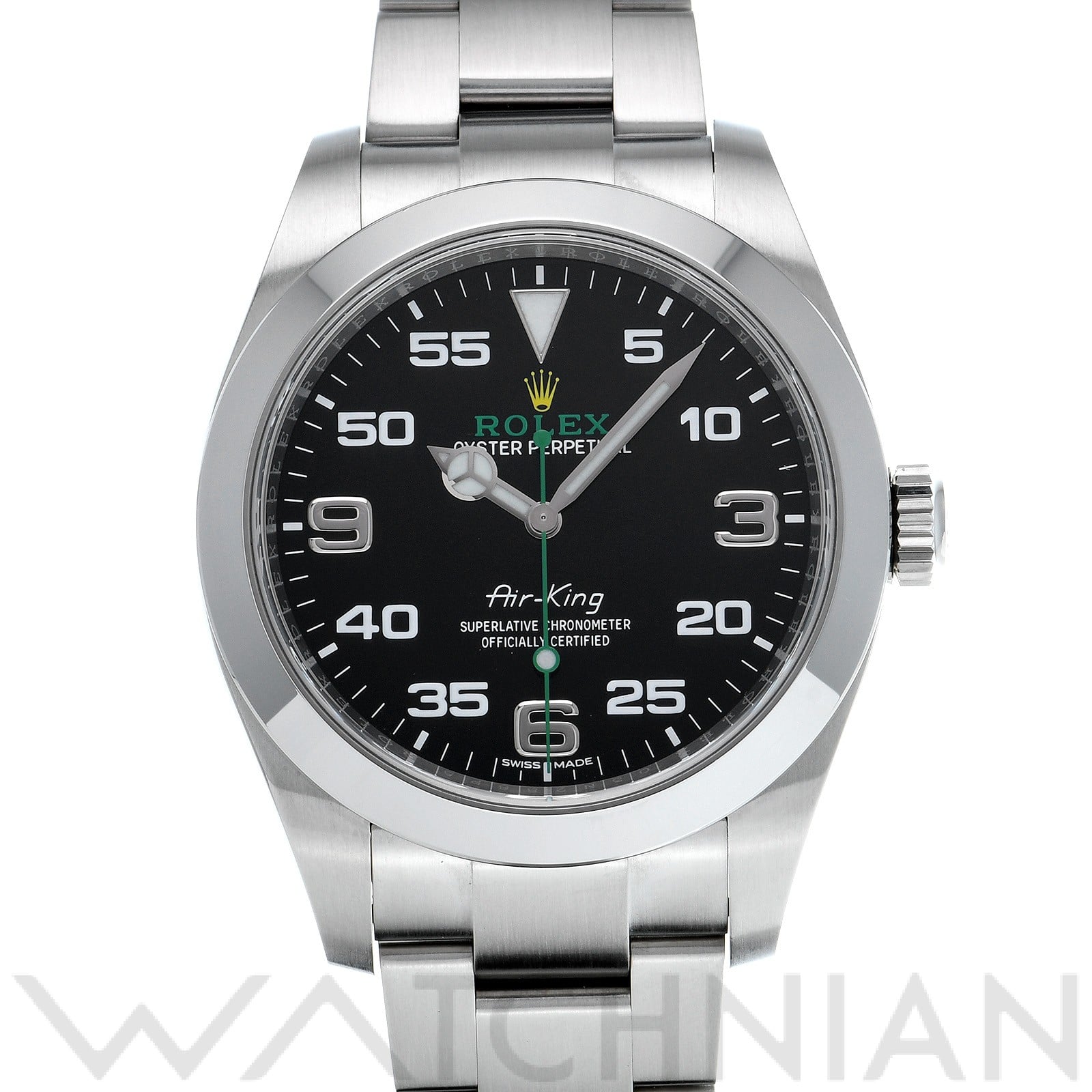 ロレックス / ROLEX エアキング 116900 ブラック メンズ 時計 【中古】【wristwatch】