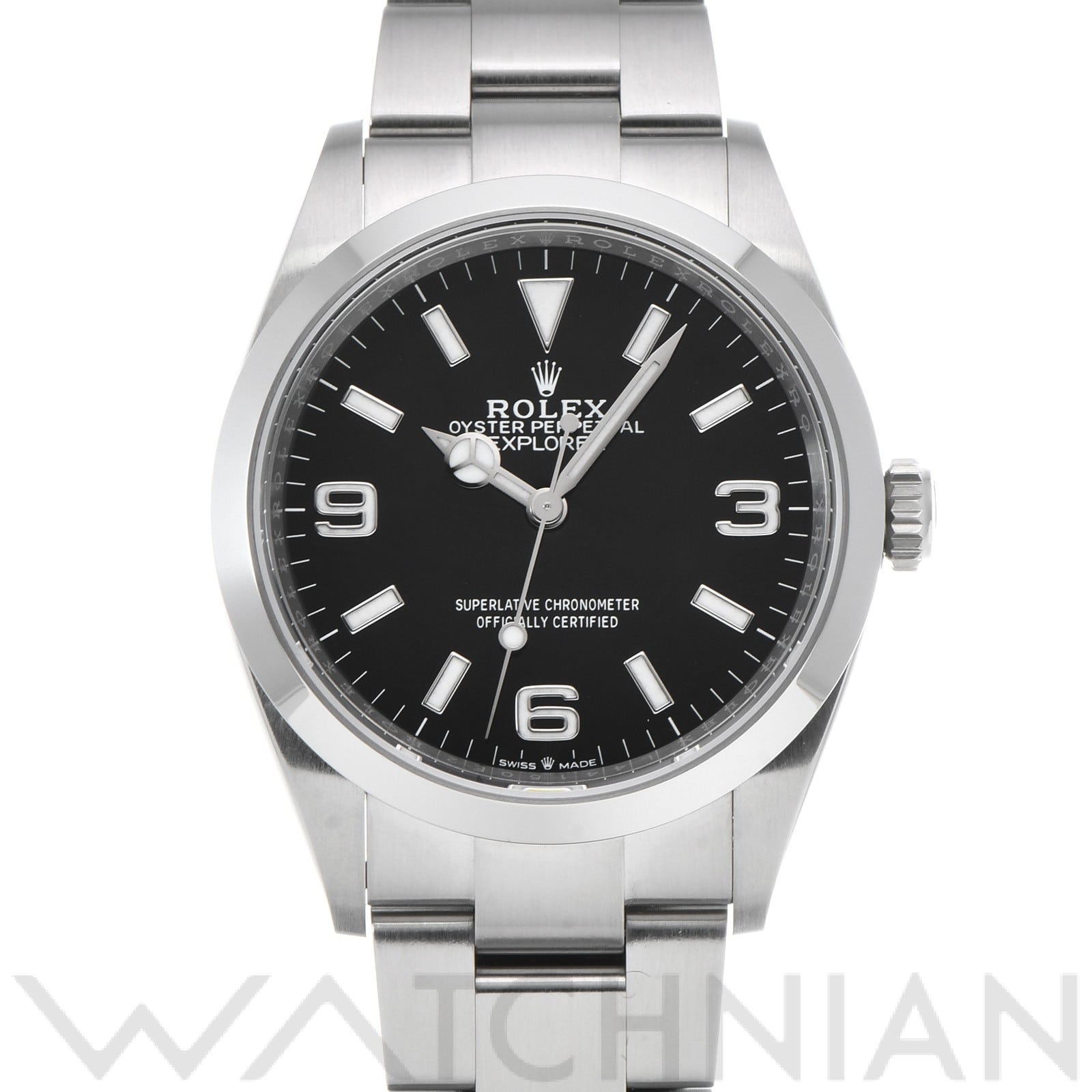 ロレックス エクスプローラー 124270 ブラック メンズ 時計 【中古】【wristwatch】