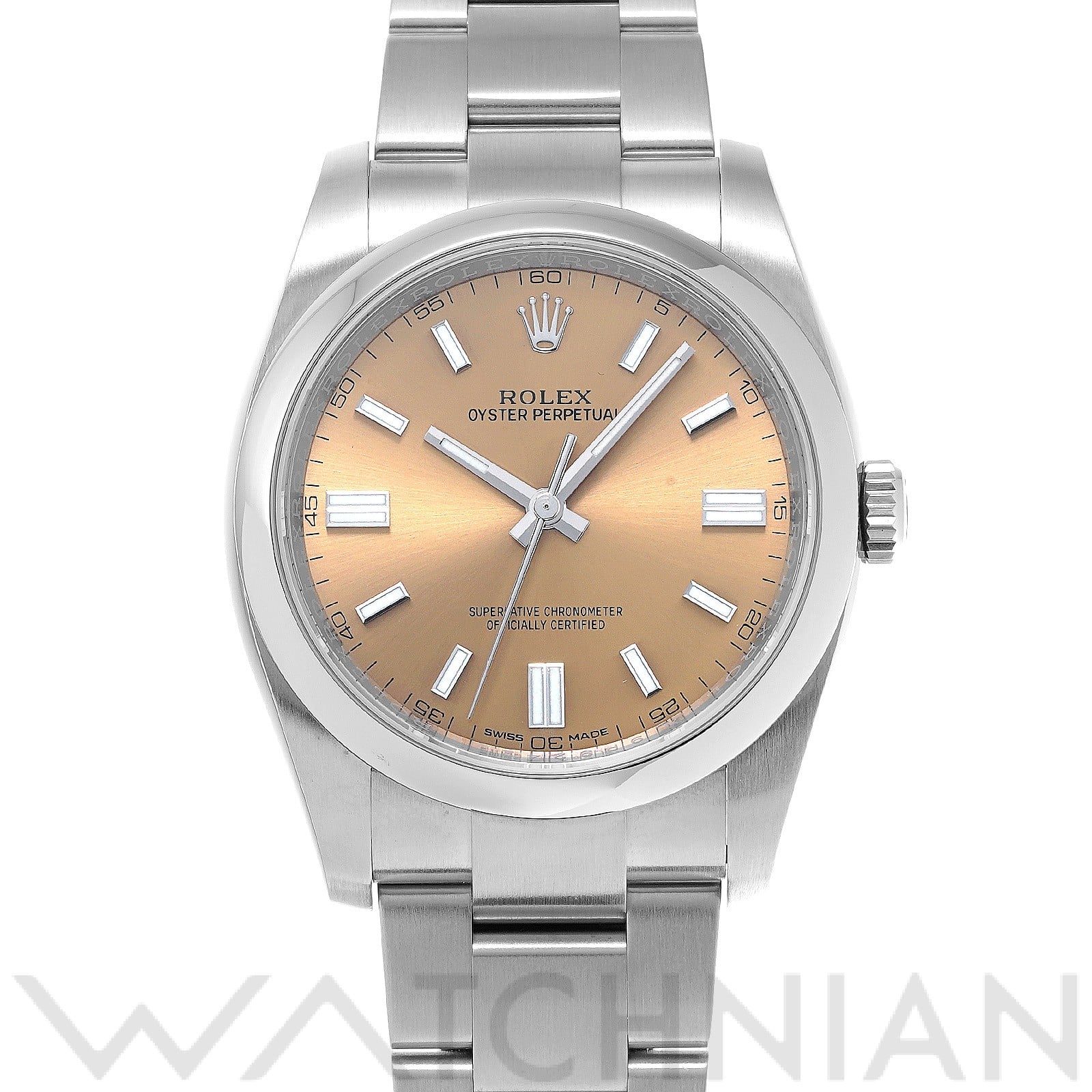ロレックス / ROLEX オイスターパーペチュアル 116000 ホワイトグレープ メンズ 時計 【中古】【wristwatch】