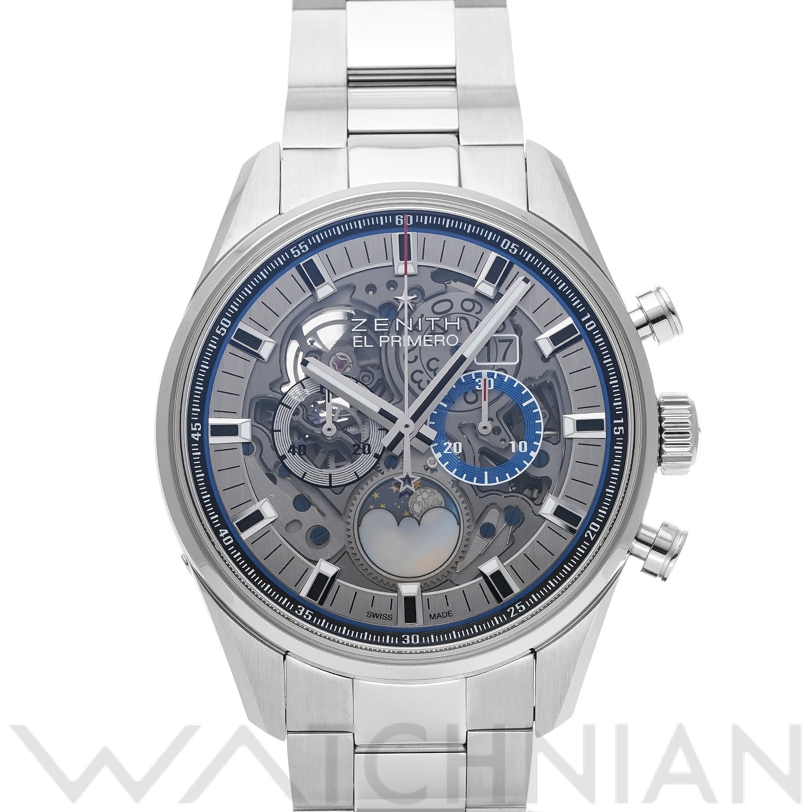 ゼニス / ZENITH クロノマスター エル・プリメロ グランドデイト フルオープン 03.2530.4047/78.M2530 スケルトン メンズ 時計 【中古】【wristwatch】