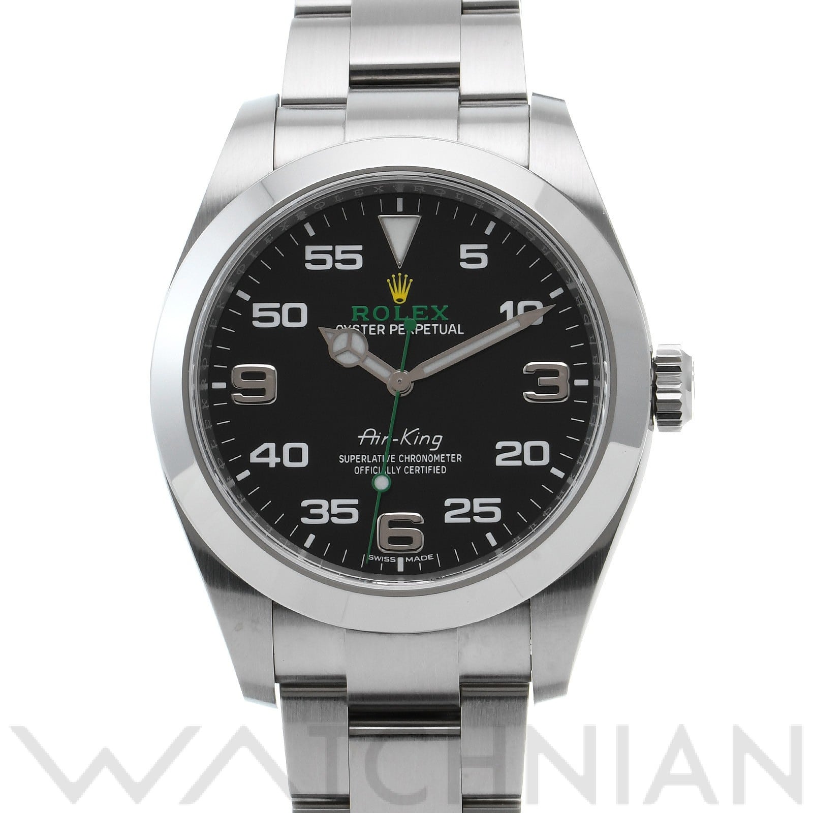 ロレックス / ROLEX エアキング 116900 ブラック メンズ 時計 【中古】【wristwatch】