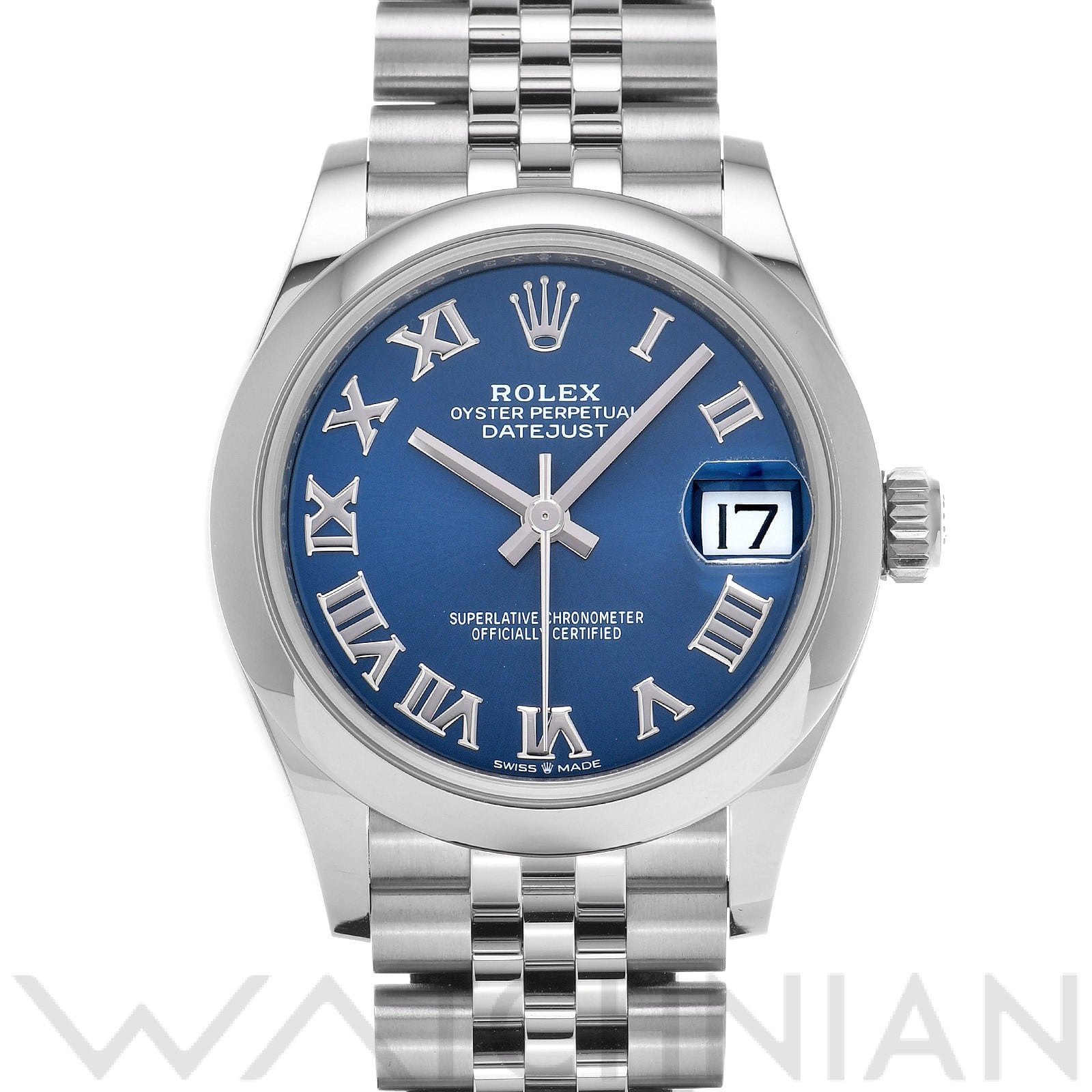 ロレックス デイトジャスト 31 278240 ブライトブルー ユニセックス 時計 【中古】【wristwatch】