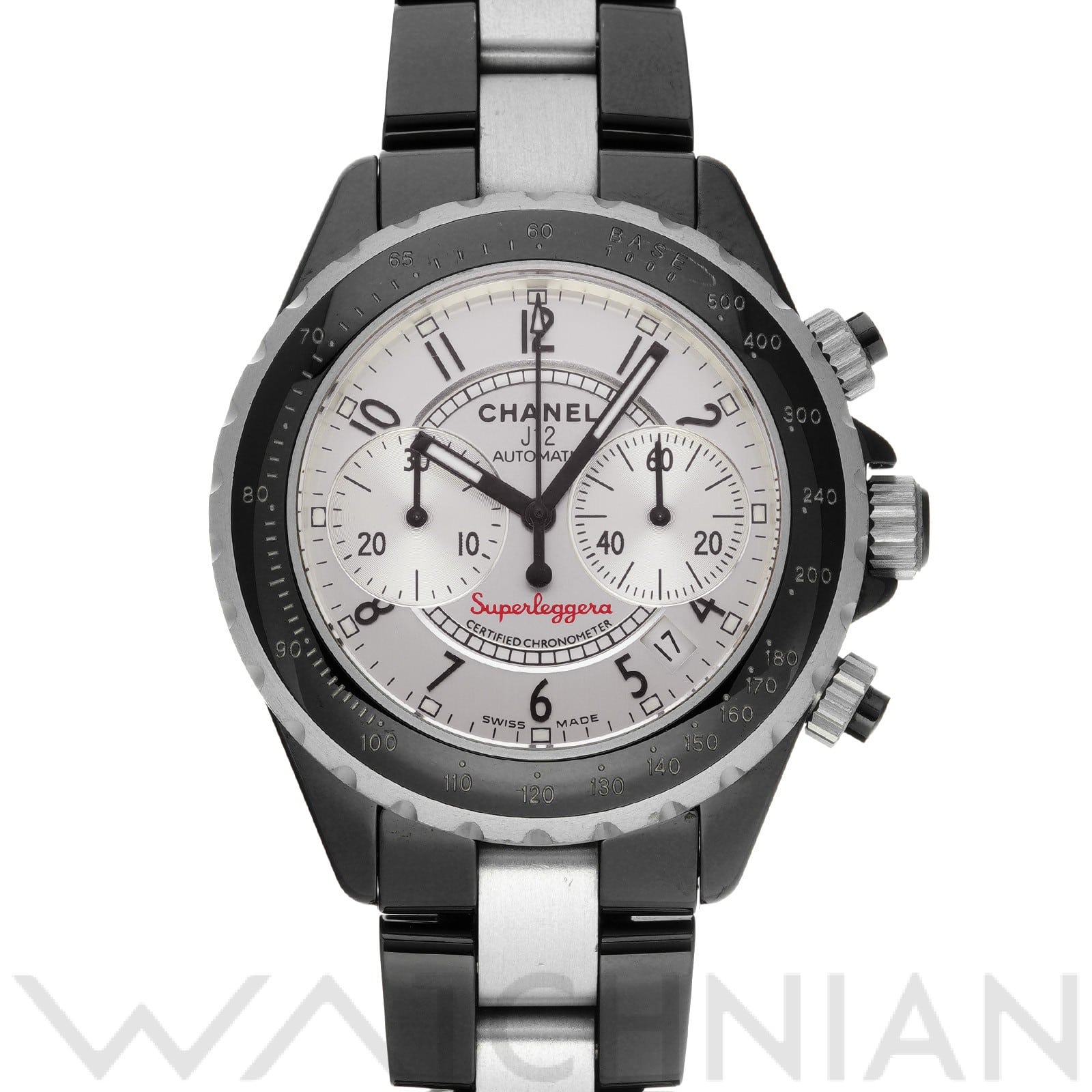 シャネル / CHANEL J12 スーパーレッジェーラ H1624 シルバー メンズ 時計 【中古】【wristwatch】