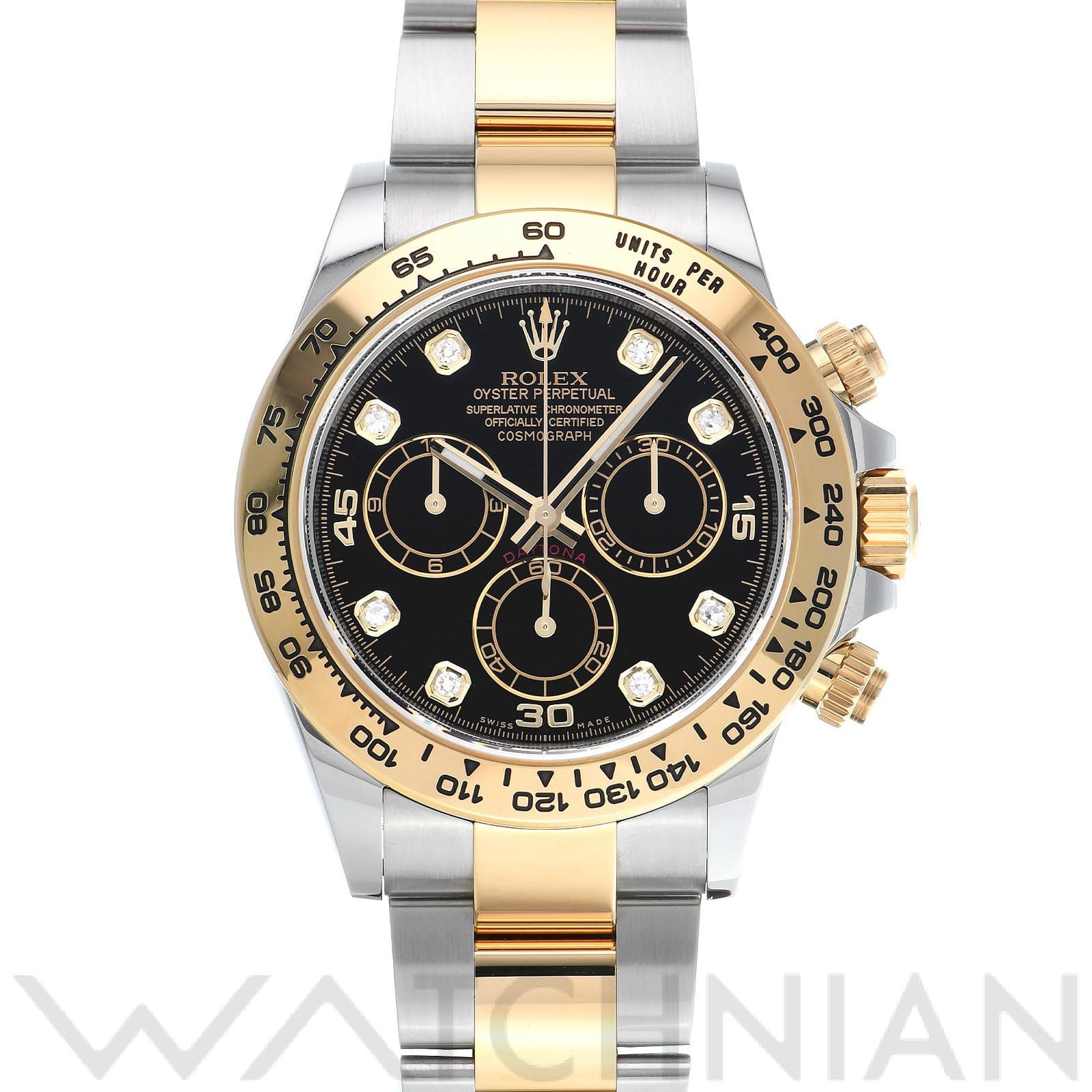 ロレックス コスモグラフ デイトナ 116503G ブラック/ダイヤモンド メンズ 時計 【中古】【wristwatch】