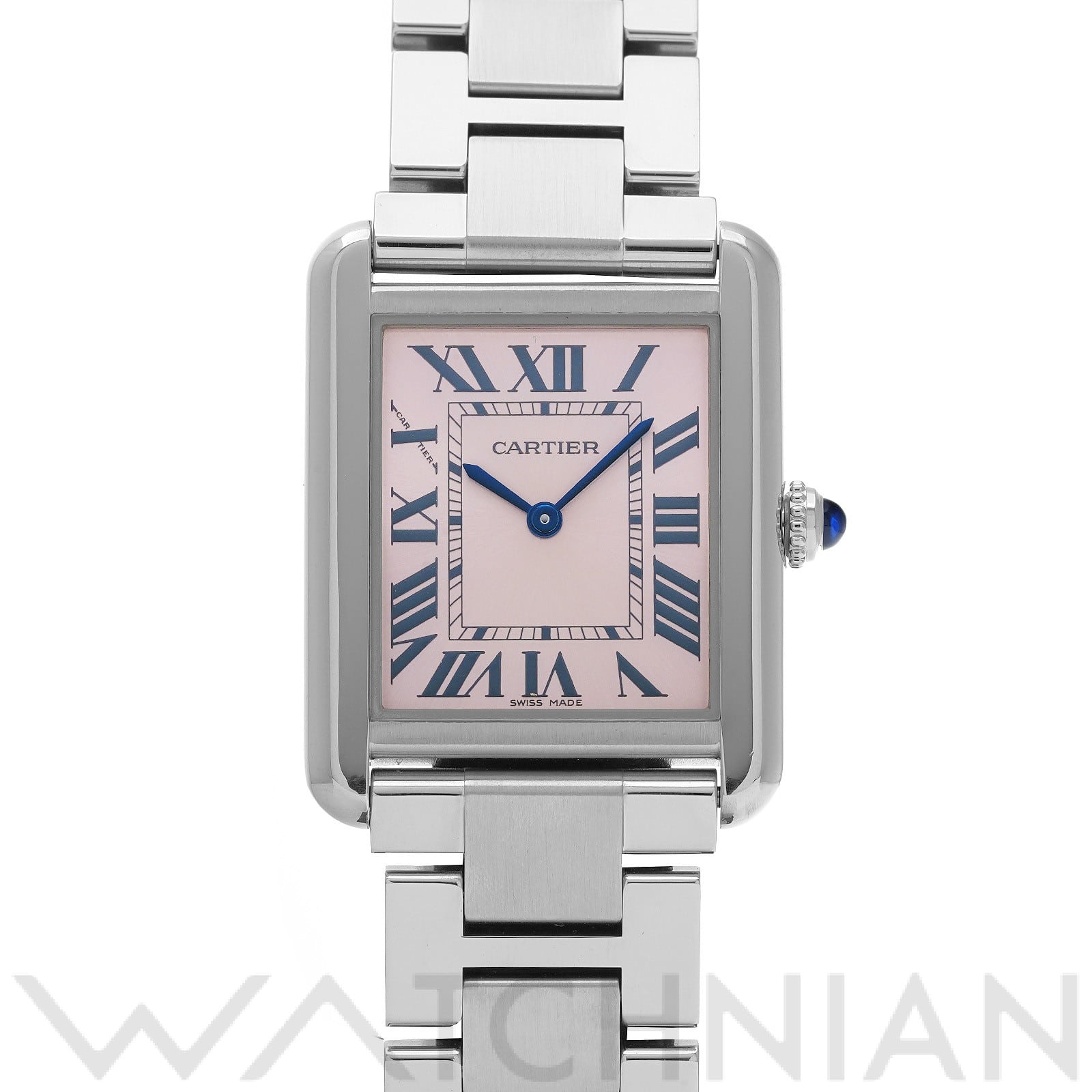 カルティエ / CARTIER タンクソロ SM W5200000 ピンク レディース 時計 【中古】【wristwatch】