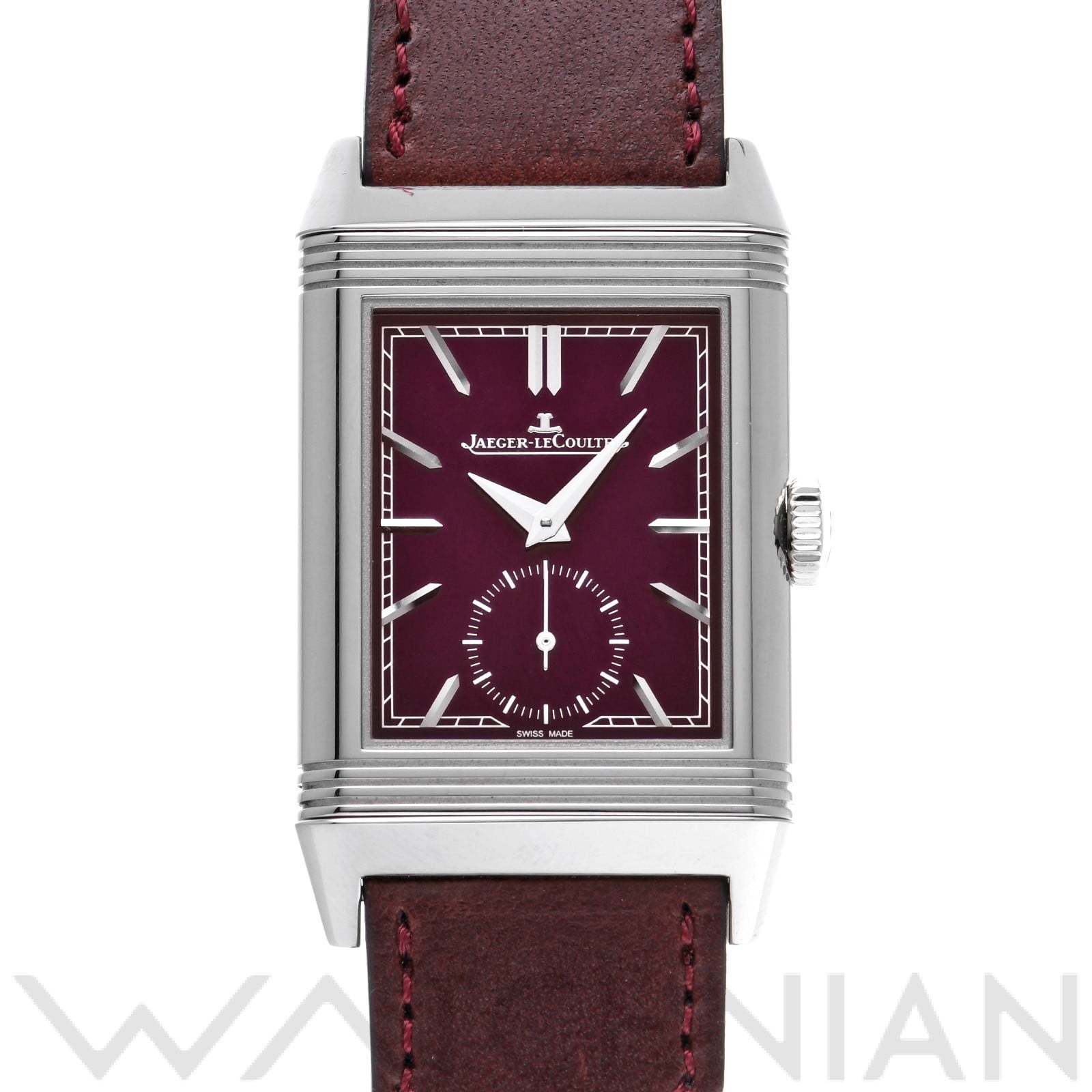 ジャガー ルクルト / Jaeger-LeCoultre レベルソ トリビュート スモールセコンド Q397846J バーガンディ メンズ 時計 【中古】【wristwatch】