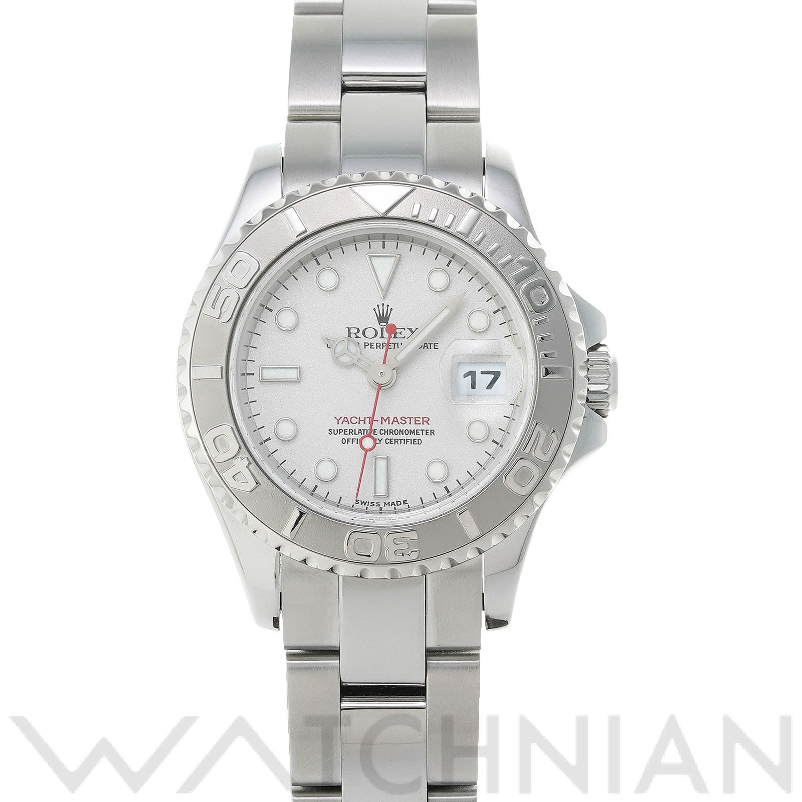 ヨットマスター レディース 169622 P番(2000年頃製造) グレー ロレックス ROLEX レディース 【中古】