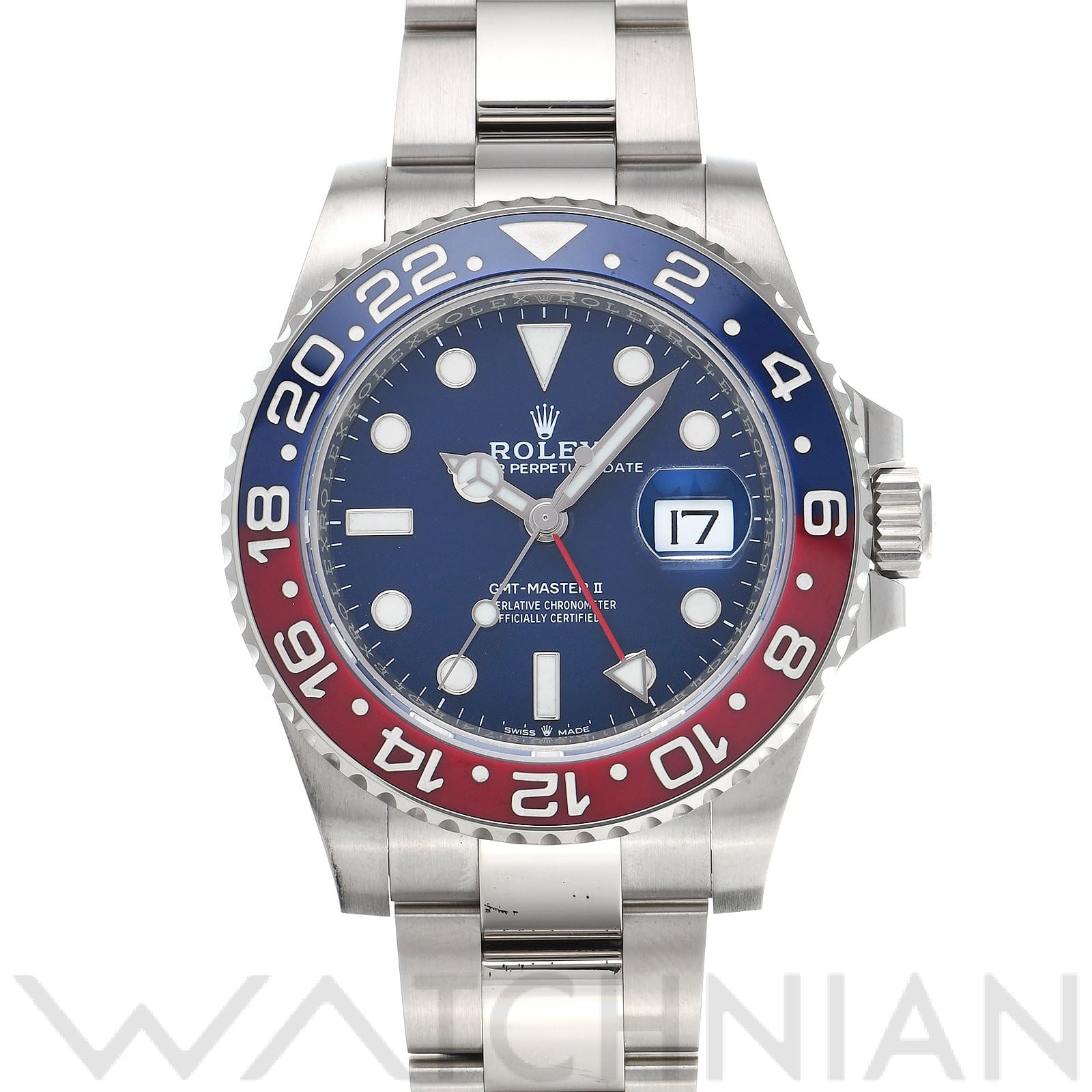 GMTマスターII 126719BLRO ランダムシリアル ミッドナイトブルー ロレックス ROLEX メンズ 【中古】