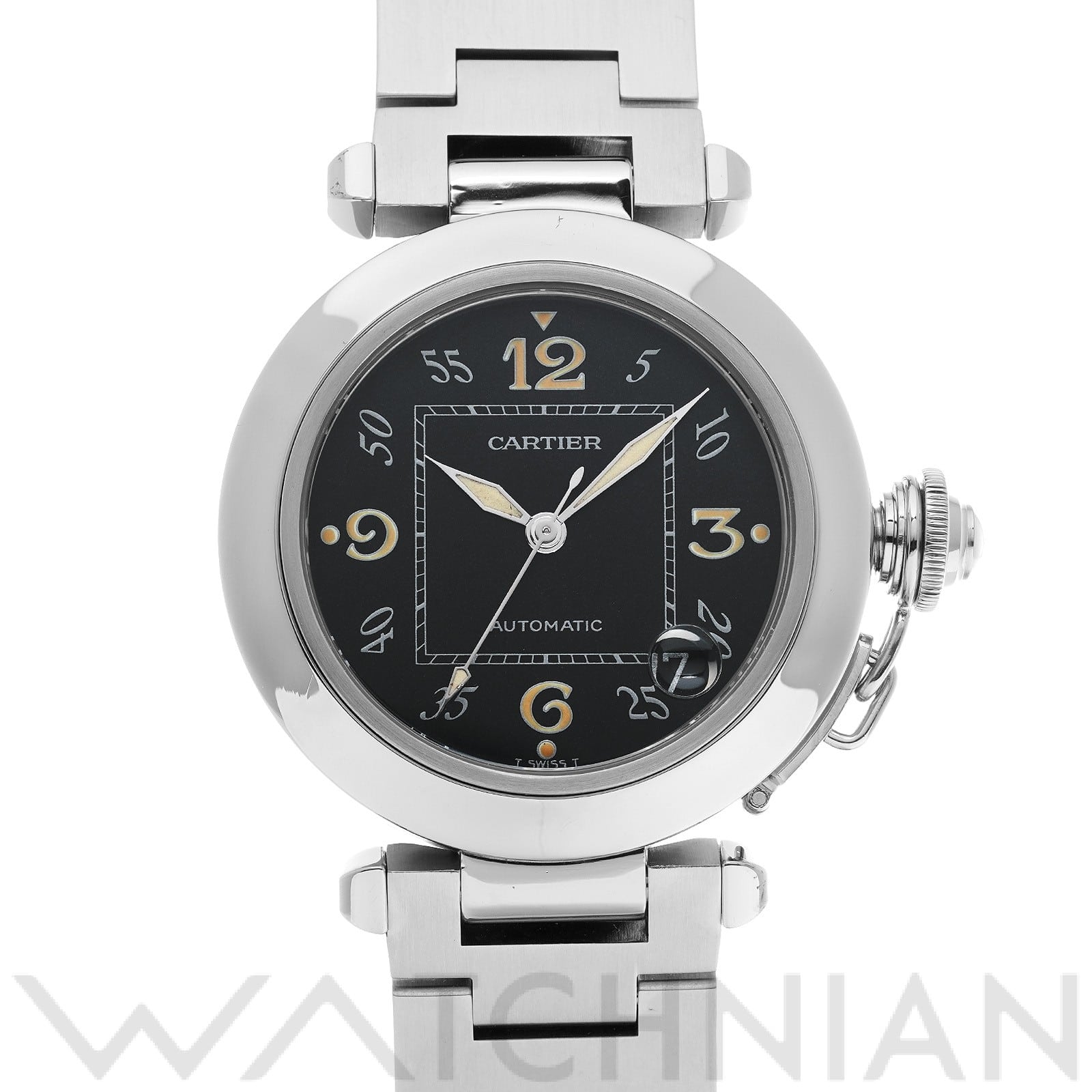 カルティエ / CARTIER パシャC W31043M7 ブラック ユニセックス 時計 【中古】【wristwatch】