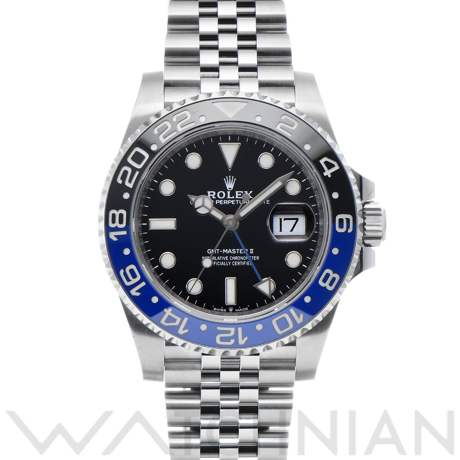 ロレックス GMTマスターII 126710BLNR ブラック メンズ 時計 【中古】【wristwatch】