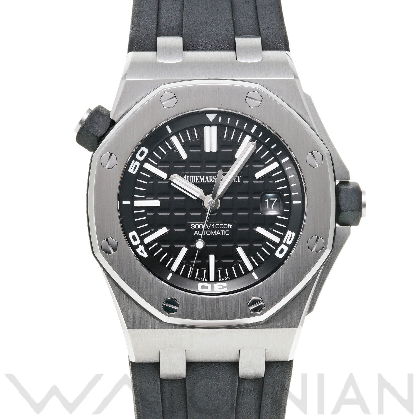 オーデマ ピゲ ロイヤルオーク オフショア ダイバー 15710ST.OO.A002CA.01 ブラック メンズ 時計 【中古】【wristwatch】