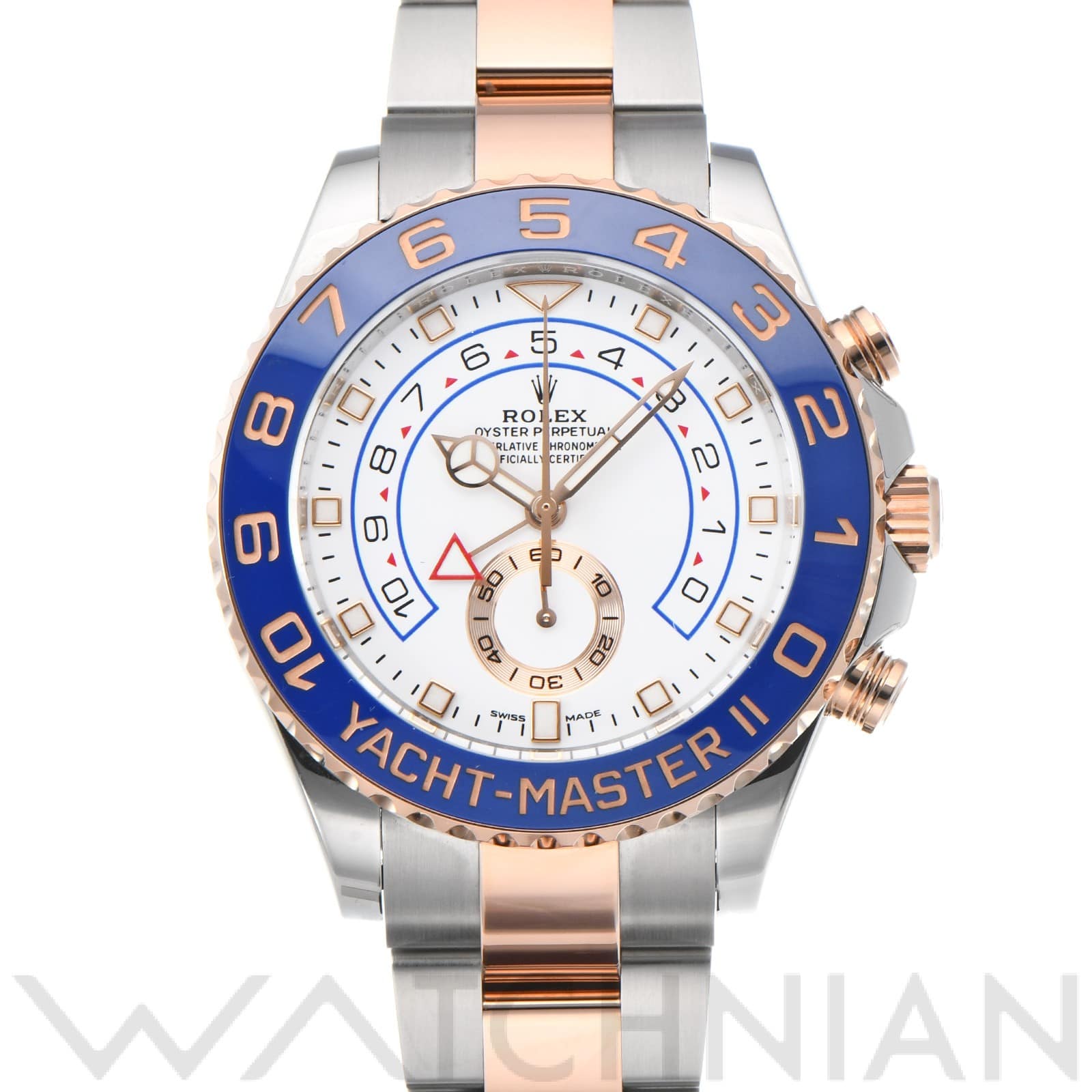 ロレックス ヨットマスターII 116681 ホワイト メンズ 時計 【中古】【wristwatch】