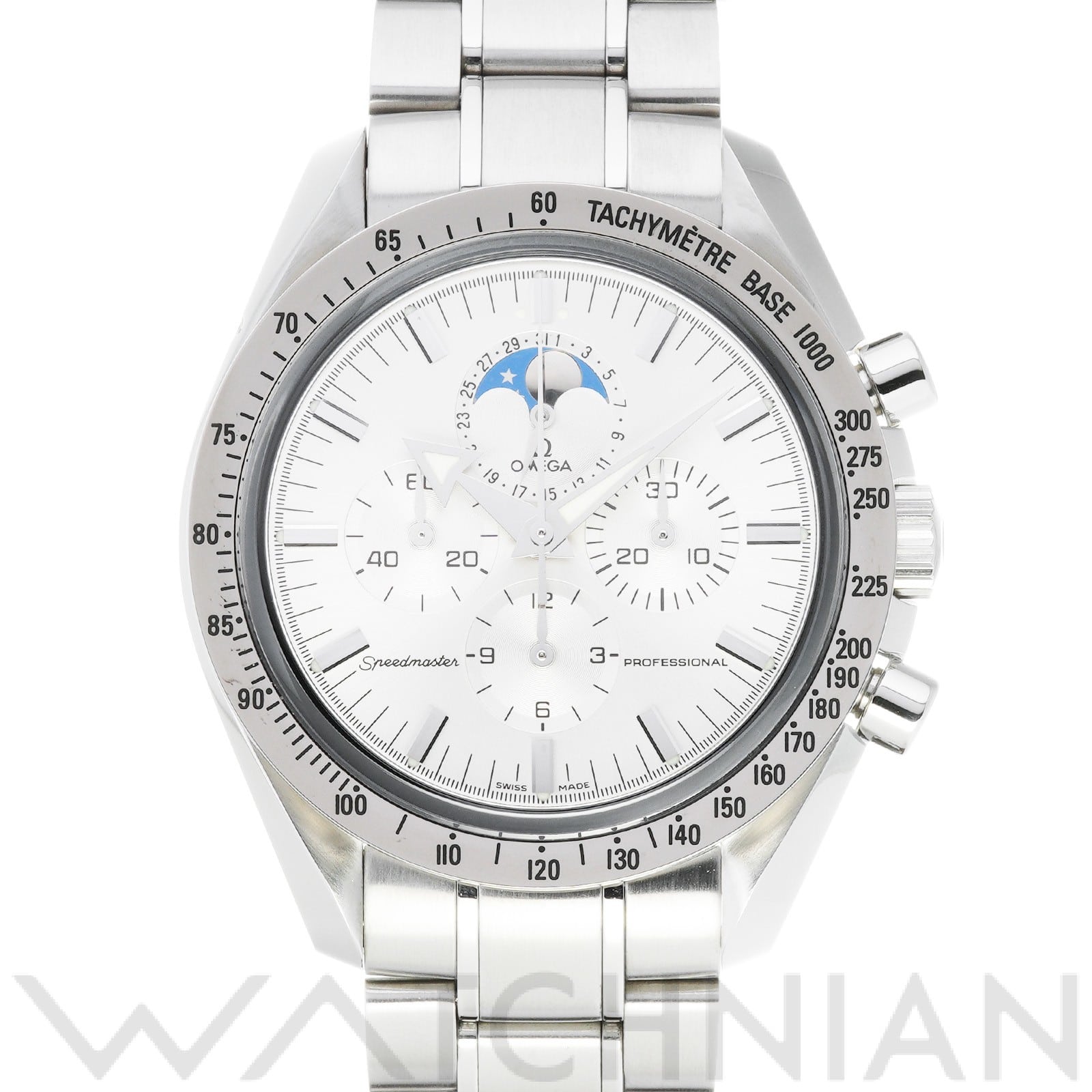 オメガ / OMEGA スピードマスター ムーンウォッチ プロフェッショナル ムーンフェイズ 3575.30 シルバー メンズ 時計 【中古】【wristwatch】