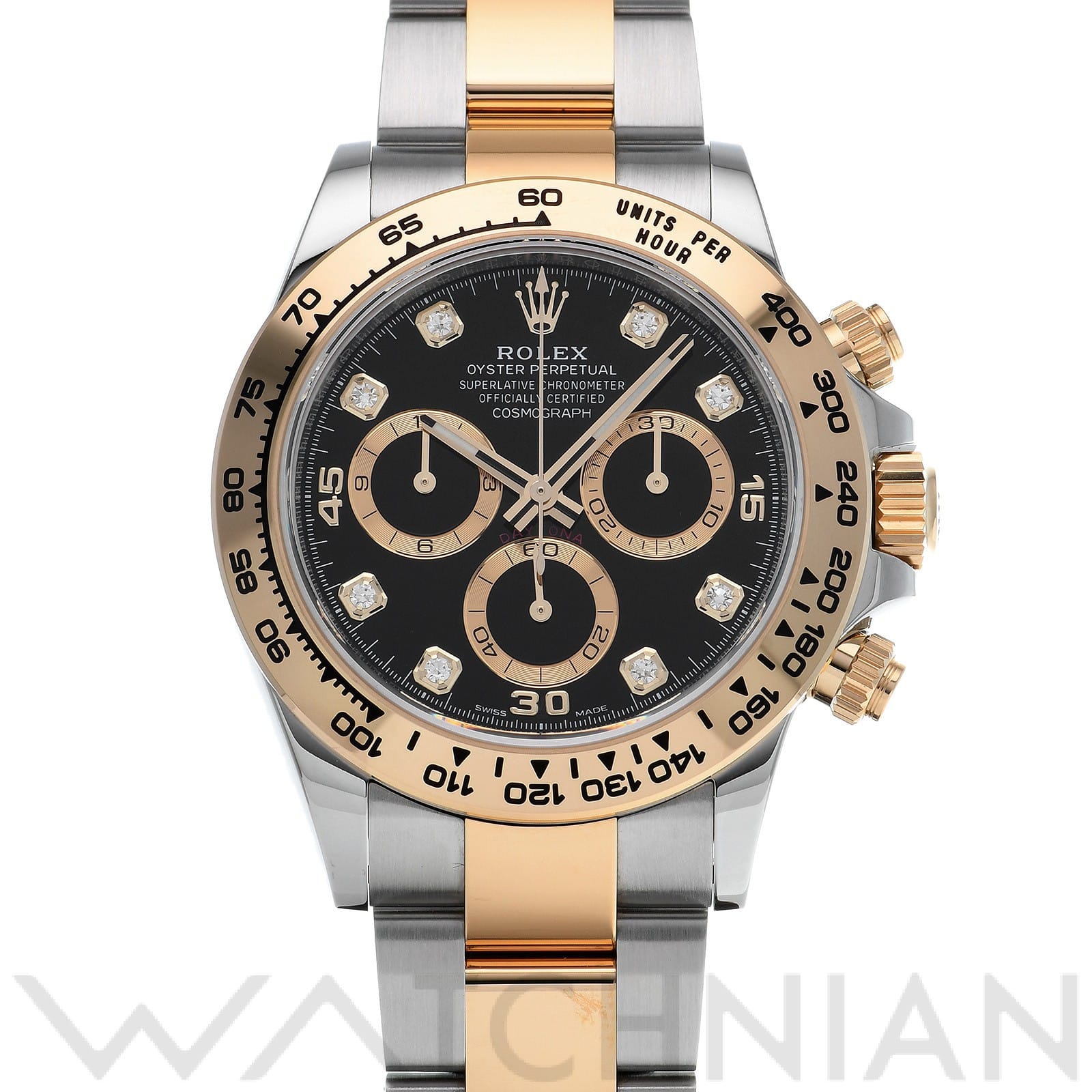 ロレックス コスモグラフ デイトナ 116503G ブラック/ダイヤモンド メンズ 時計 【中古】【wristwatch】