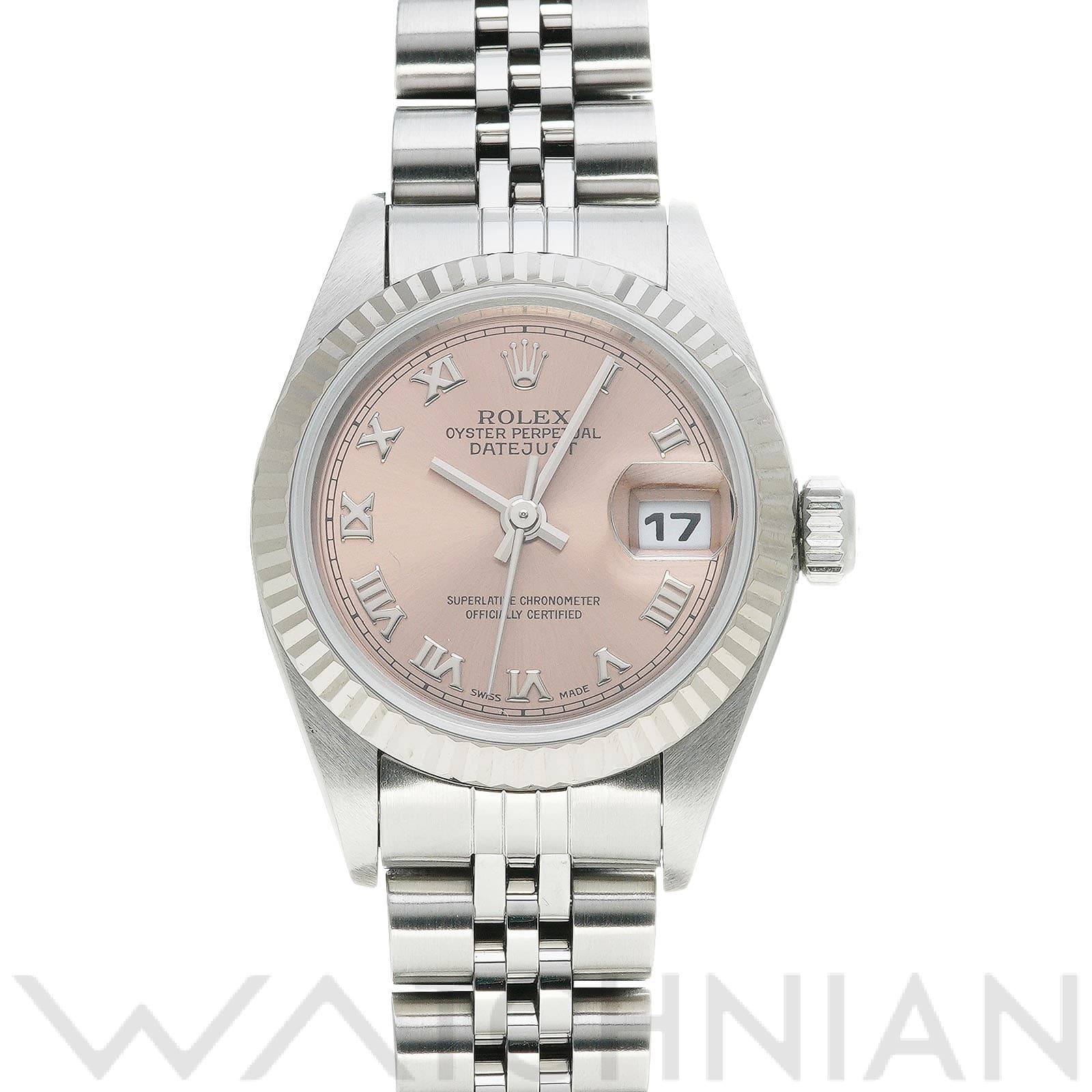 ロレックス デイトジャスト 26 69174 ピンク レディース 時計 【中古】【wristwatch】