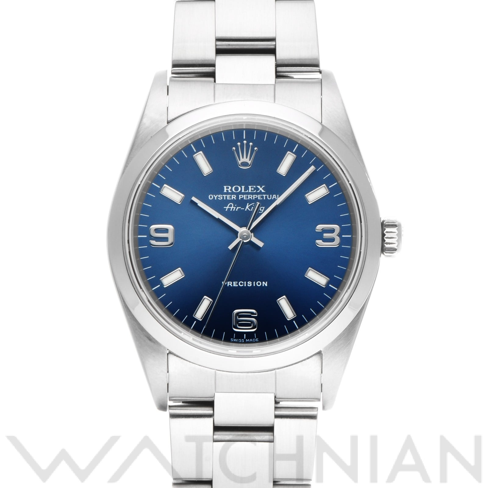 ロレックス エアキング 14000 ブルー メンズ 時計 【中古】【wristwatch】