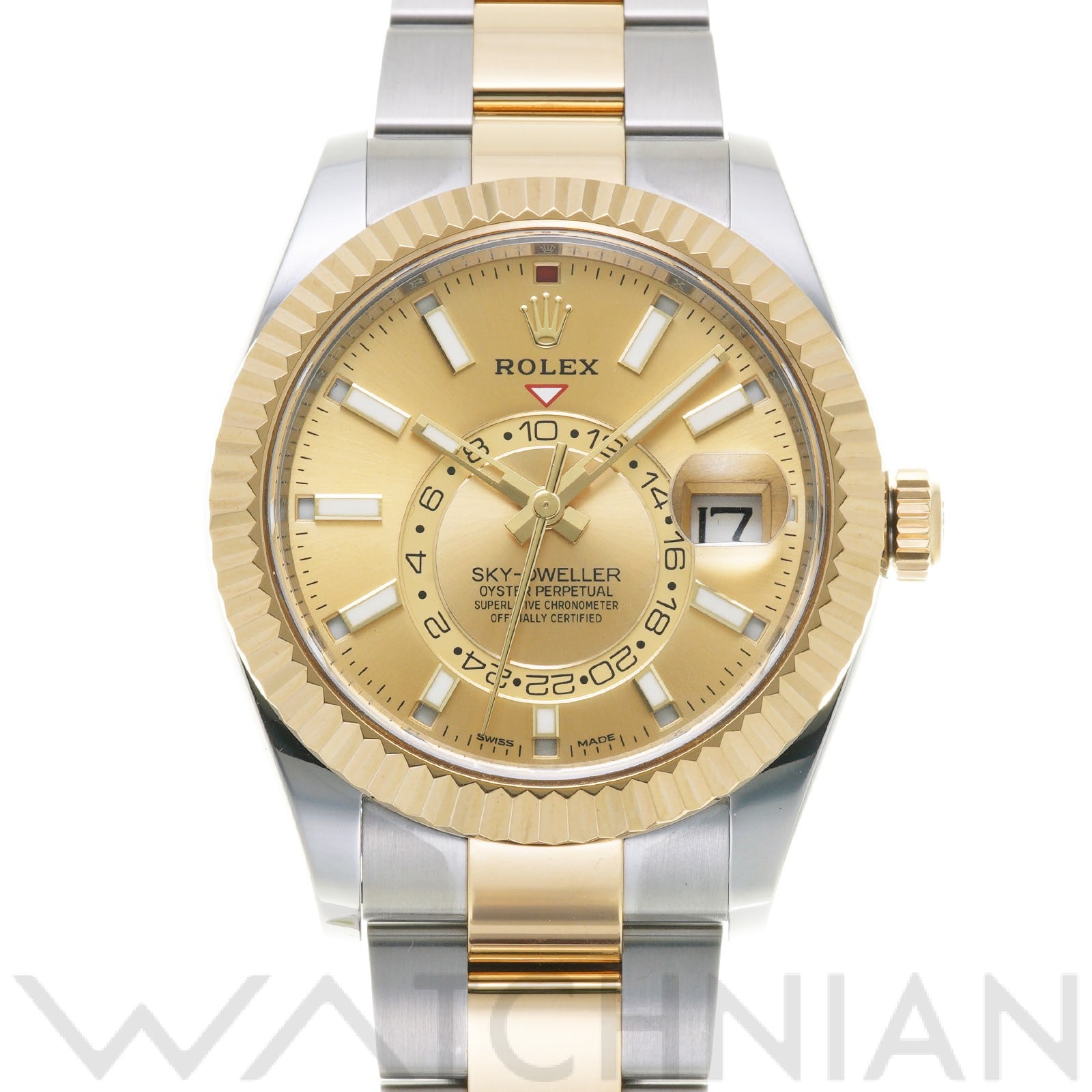 ロレックス / ROLEX スカイドゥエラー 326933 シャンパン メンズ 時計 【中古】【wristwatch】