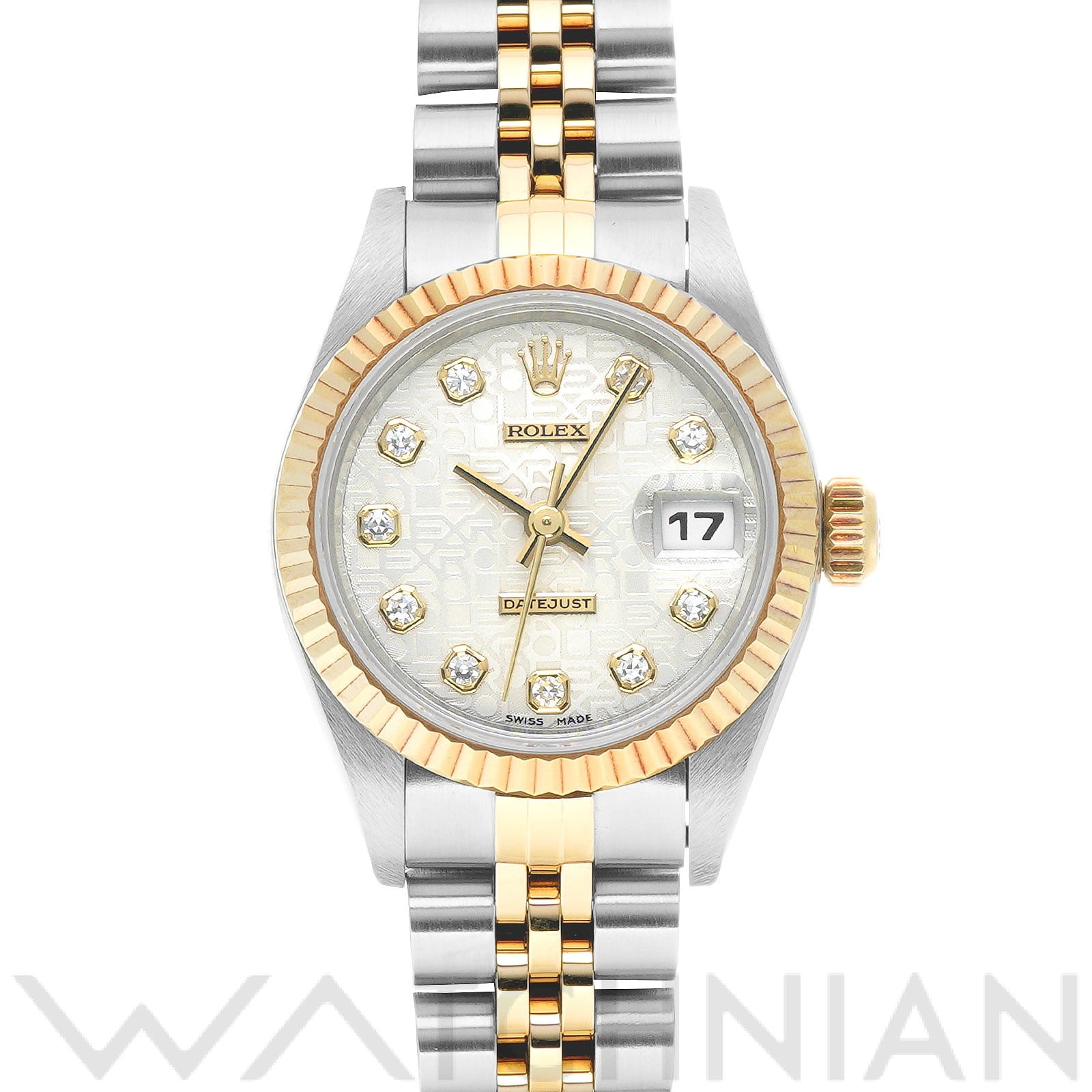 デイトジャスト 69173G U番(1997年頃製造) シルバーコンピュータ/ダイヤモンド ロレックス ROLEX レディース 【中古】